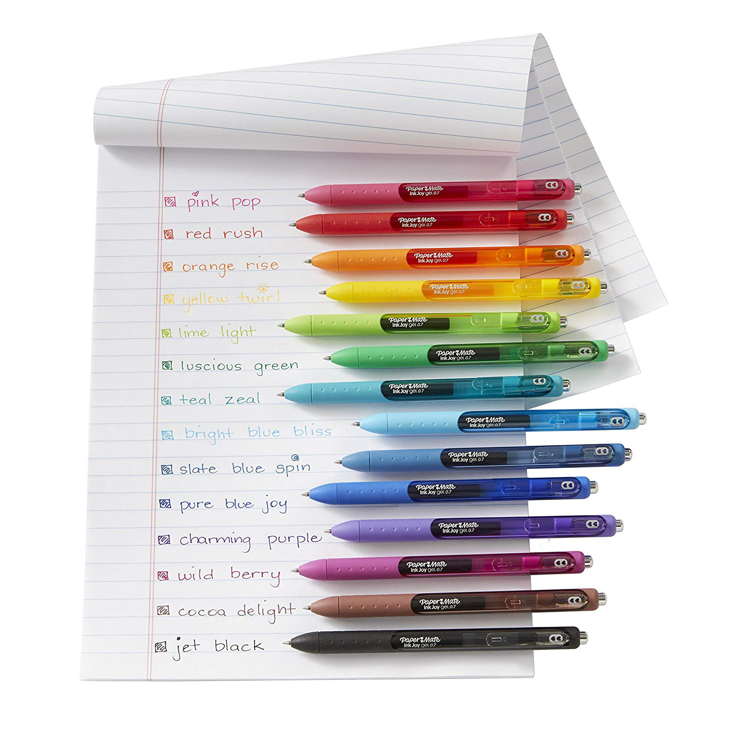 Paper Mate Inkjoy Gel Retractable Pens Assorted Colours Medium Mm