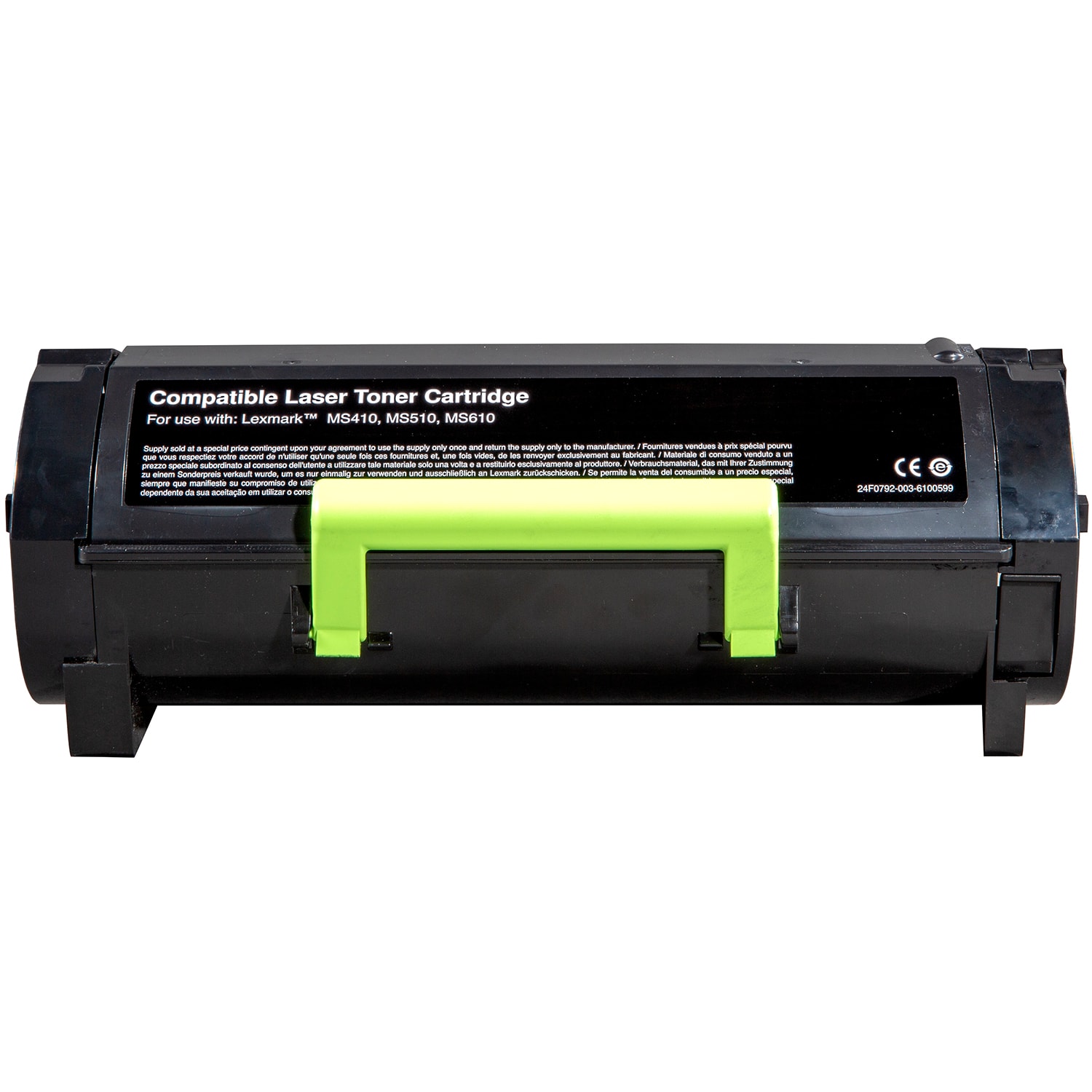 Static Control Lexmark Compatible Black High Yield Toner Cartridge