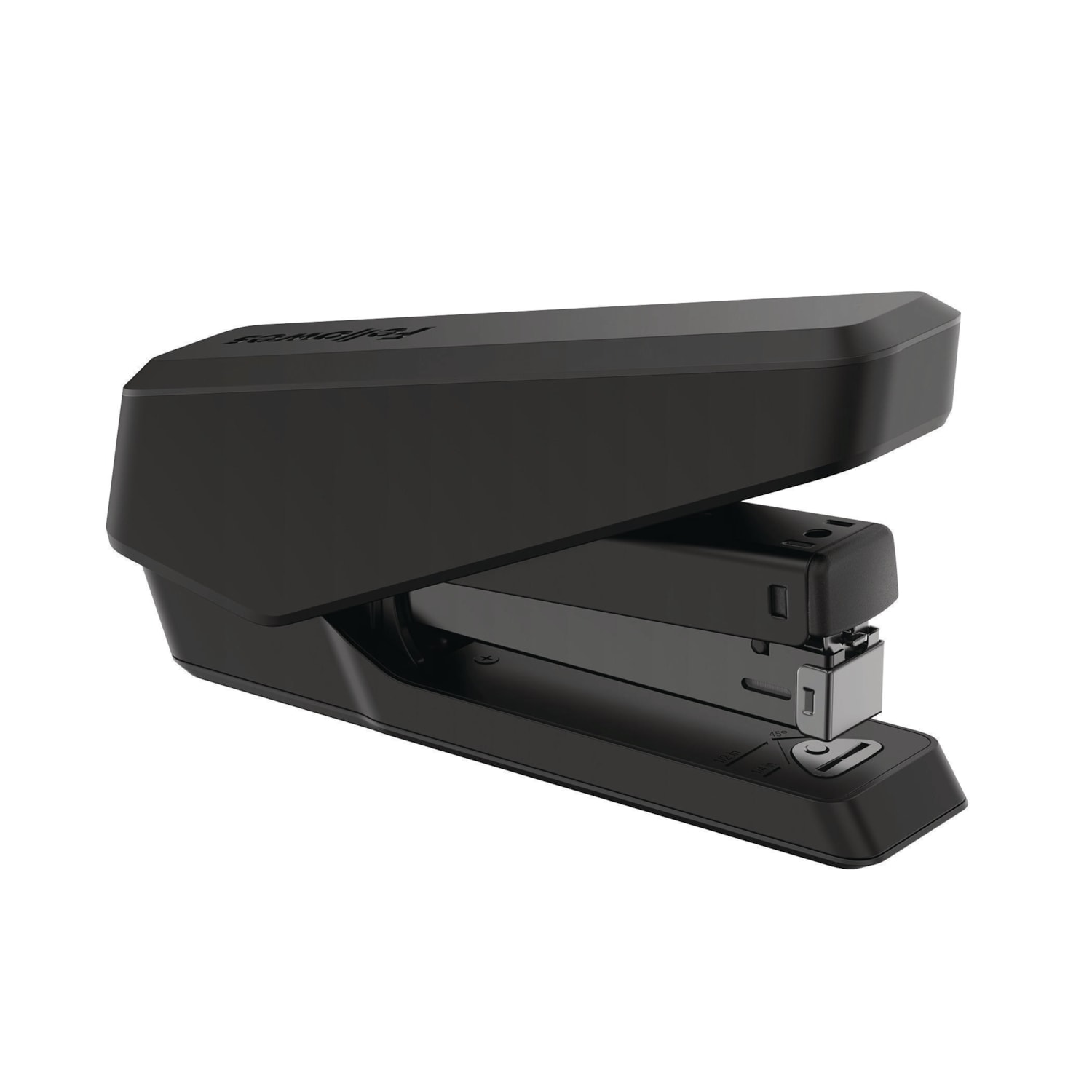 Fellowes Lx Full Strip Easypress Antimicrobial Stapler Black