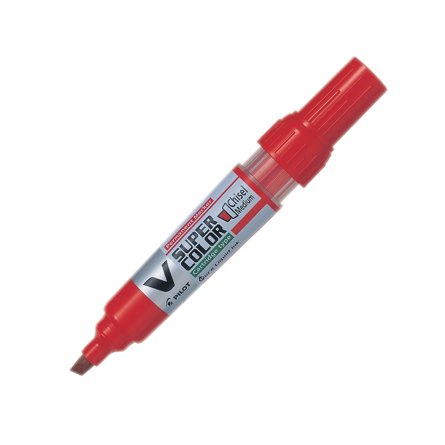 Pilot Begreen V Super Color Permanent Marker Red Chisel Grand Toy