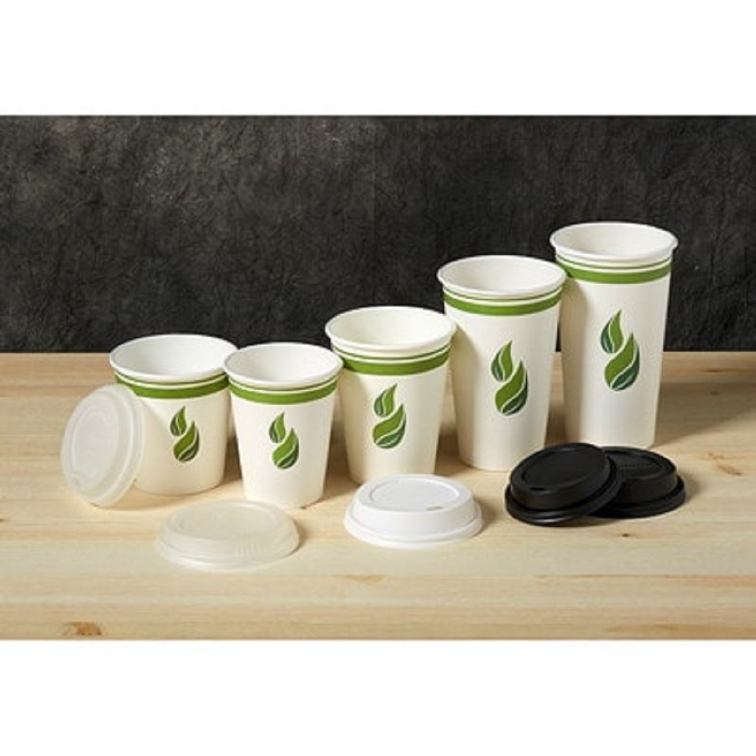 Eco Guardian Compostable 8 Oz PLA Lined Hot And Cold Drink Paper Cups