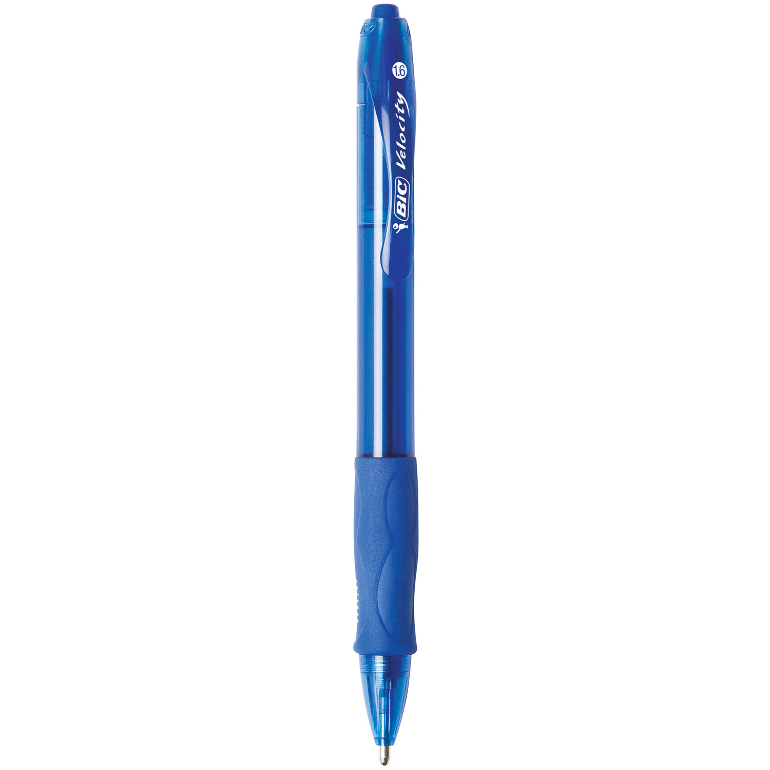 Bic Velocity Retractable Ballpoint Pen Blue Bold Mm Grand Toy