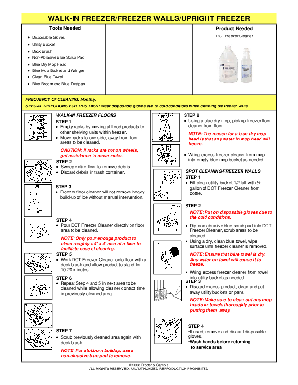 DCT Freezer Cleaner, 3.78 L, Case of 4 Grand & Toy