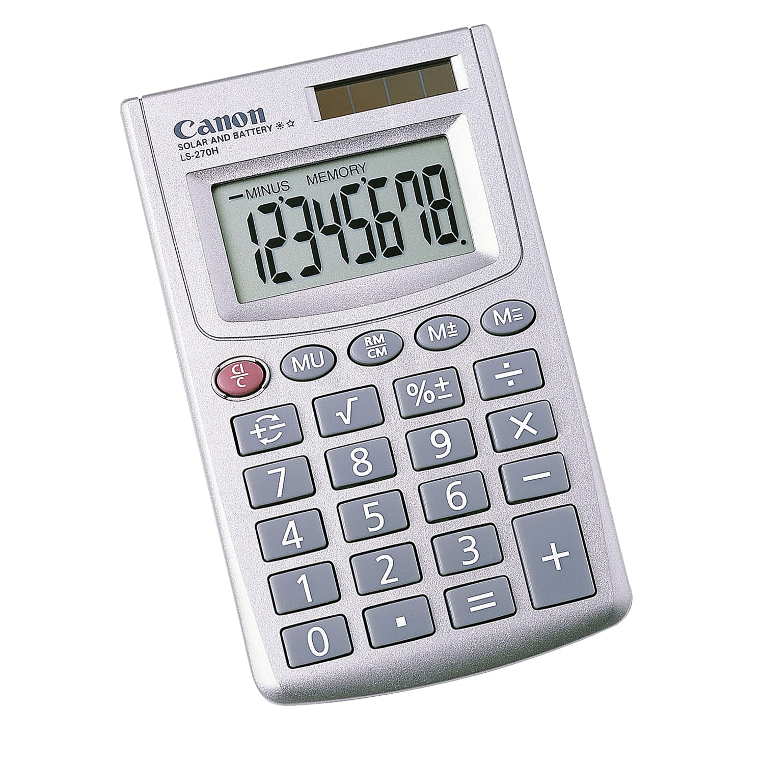 Canon Compact Handheld 8Digit LCD Calculator Grand & Toy