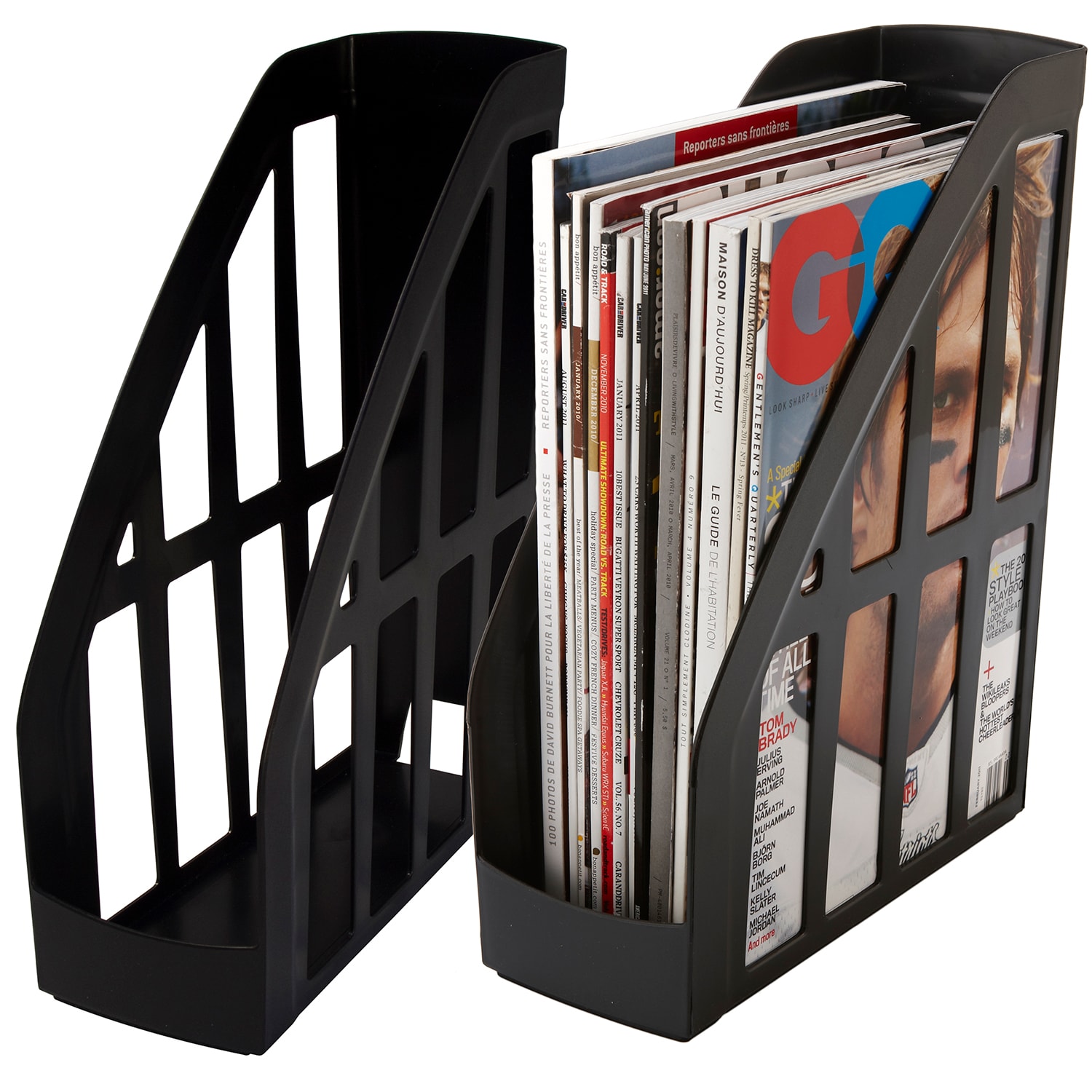 Storex Recycled Magazine Holder Grand & Toy