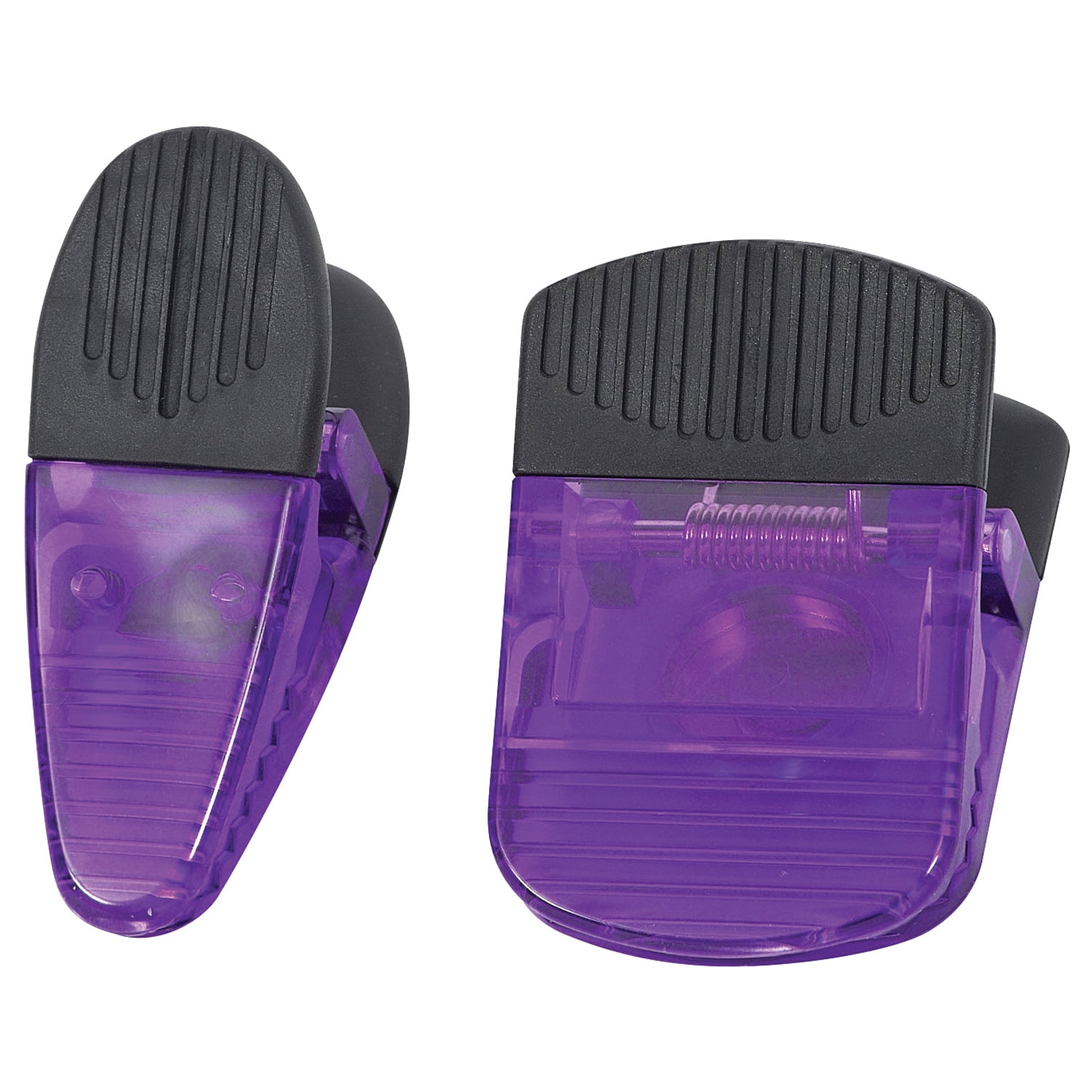 Merangue HeavyDuty Clips, Purple, 2/PK Grand & Toy