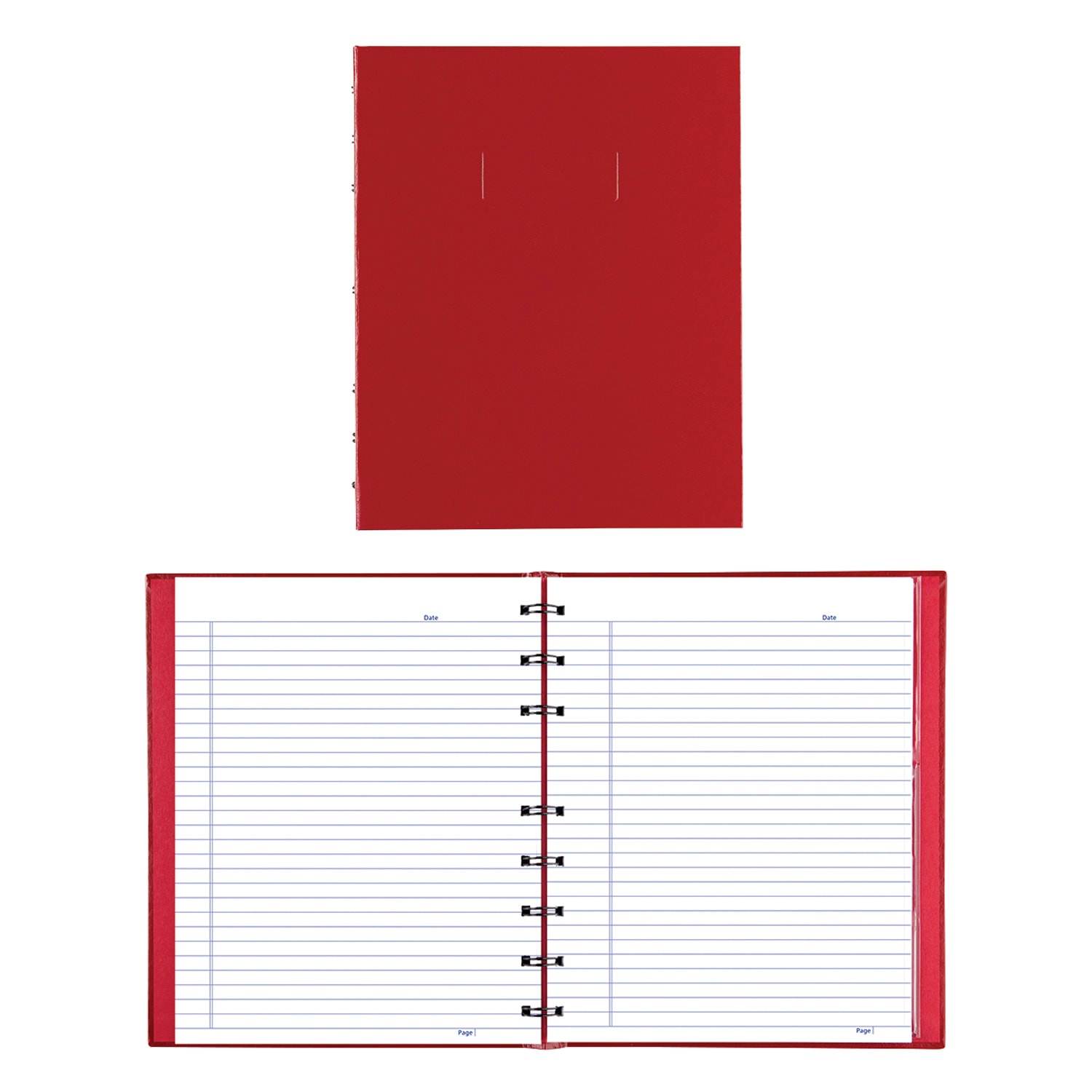 Blueline NotePro Coiled Notebook, 192 Pages, Red, 9 1/4" x 7 1/4