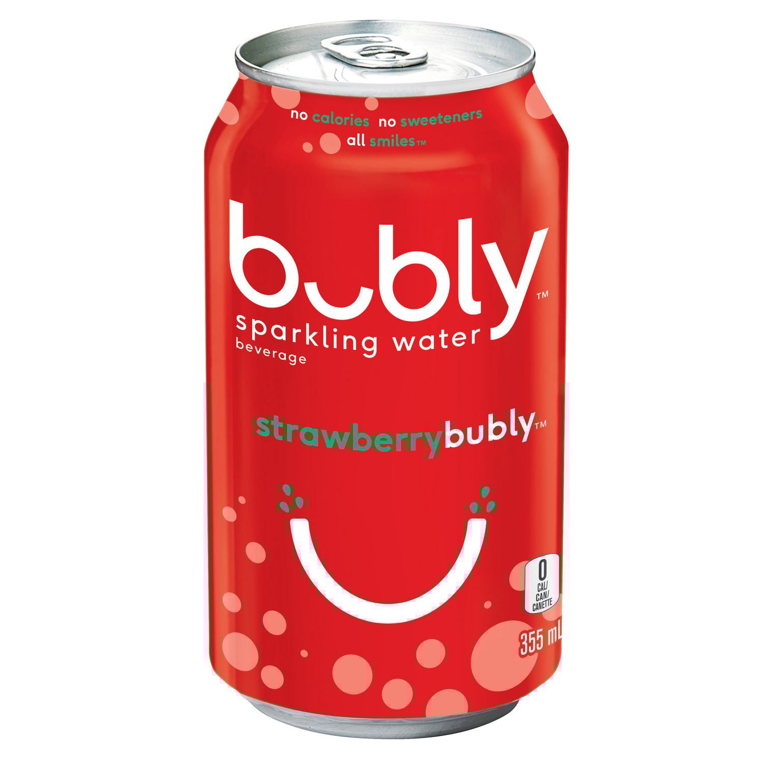 Bubly Sparkling Water Strawberry 355 ML 12 CS Only Available In 