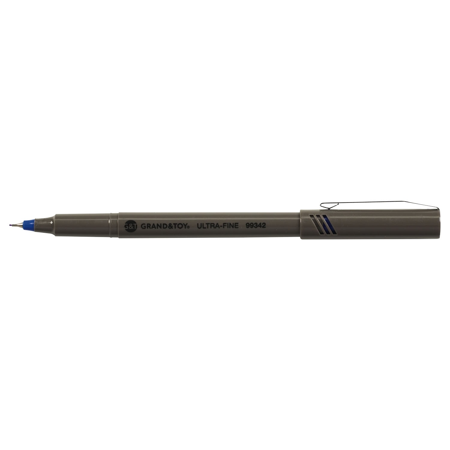 Grand & Toy PorousPoint Pens, Blue, UltraFine 0.4 mm, 12/BX Grand & Toy
