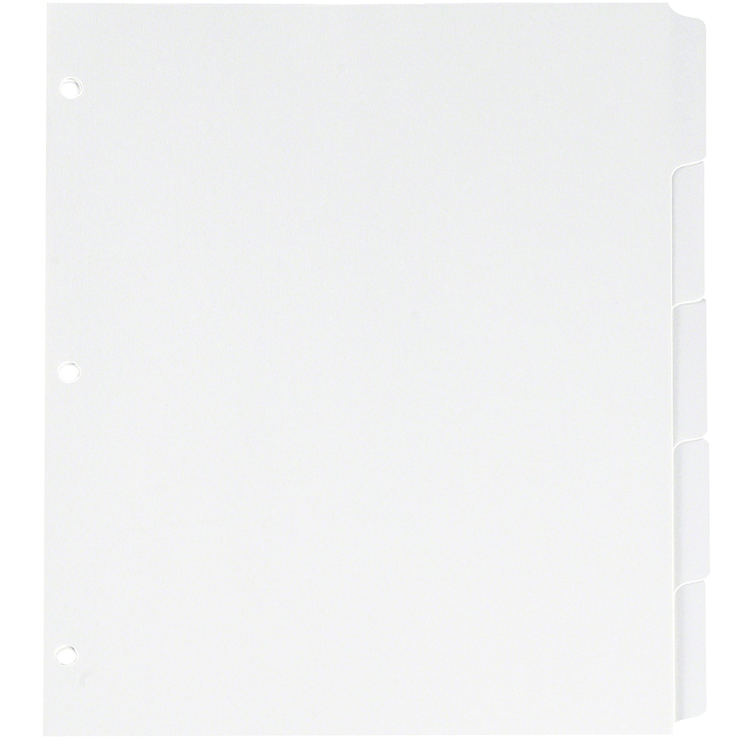 Oxford Plain Letter-Size White Tab Dividers | Grand &amp; Toy