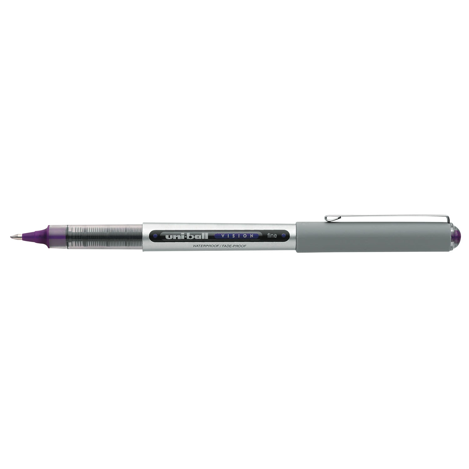 UniBall Vision Rollerball Pen, Purple, Fine 0.7 mm Grand & Toy