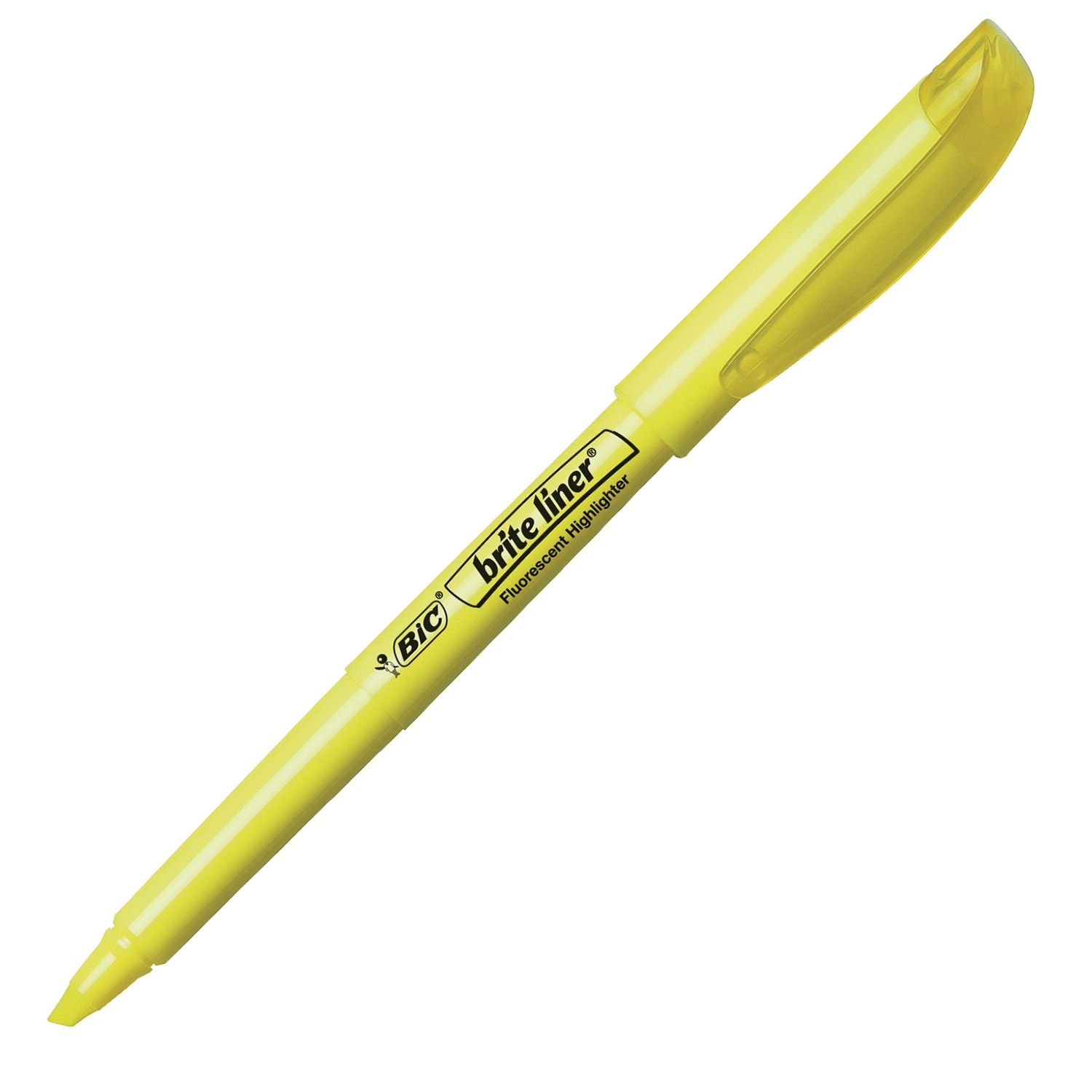 BIC Brite Liner Highlighters, Assorted Colours, Chisel Tip, 24/BX