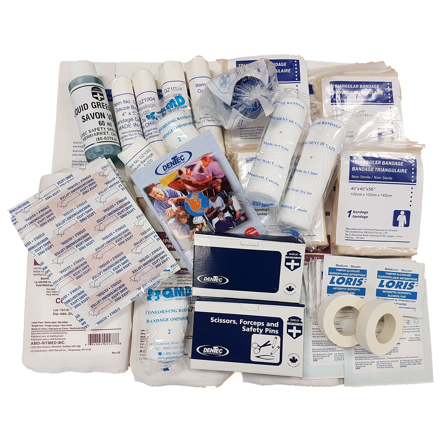 Dentec Saskatchewan Level 2 First Aid Refill Kit Grand & Toy