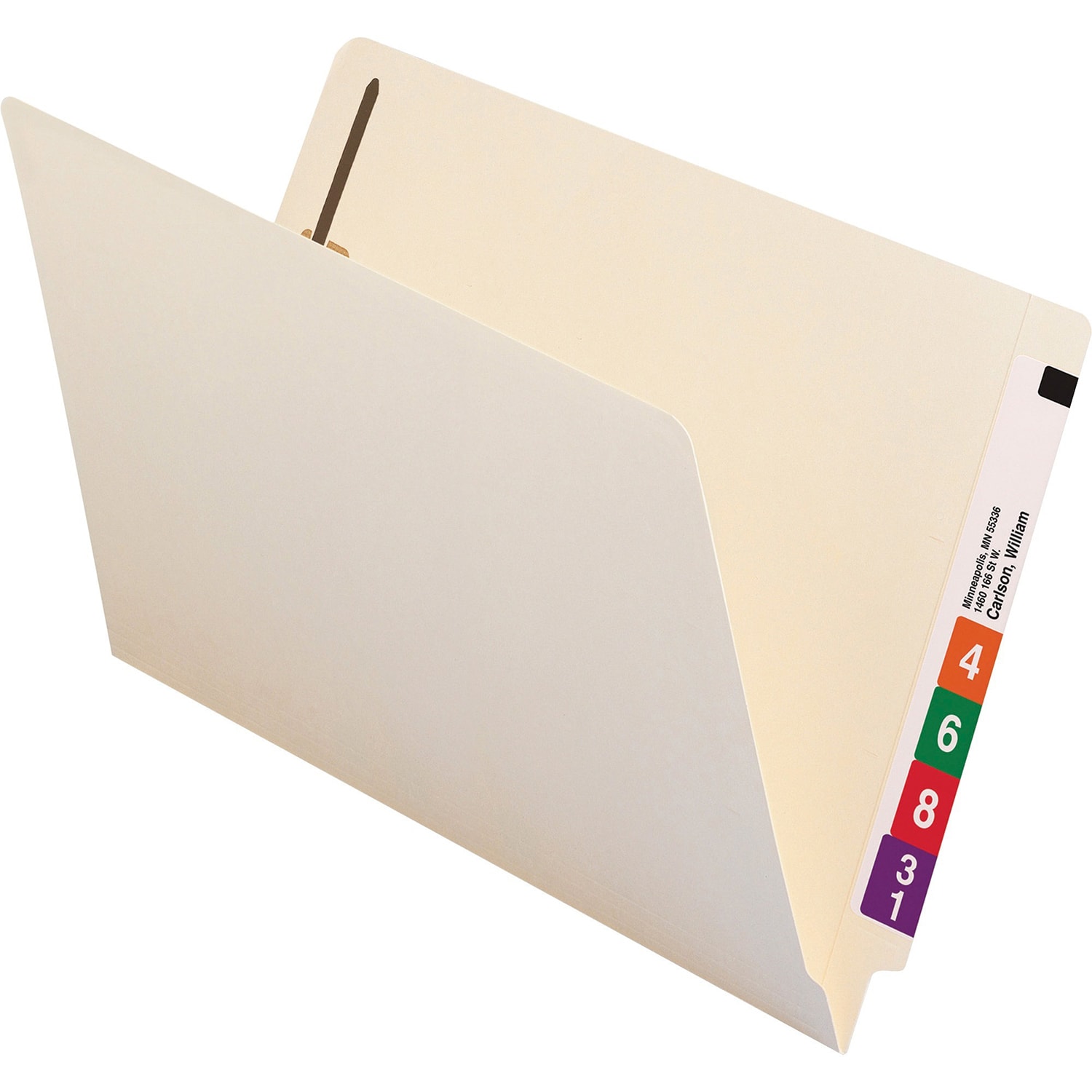 Smead End Tab Fastener File Folder, Manila, LegalSize, Box of 50 Grand & Toy