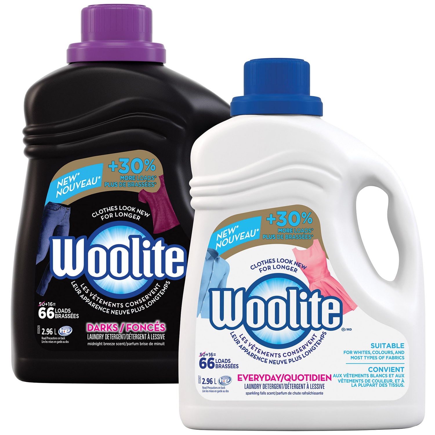 Woolite Everyday Laundry Detergent, Sparkling Falls Scent, 2.96 L Grand & Toy