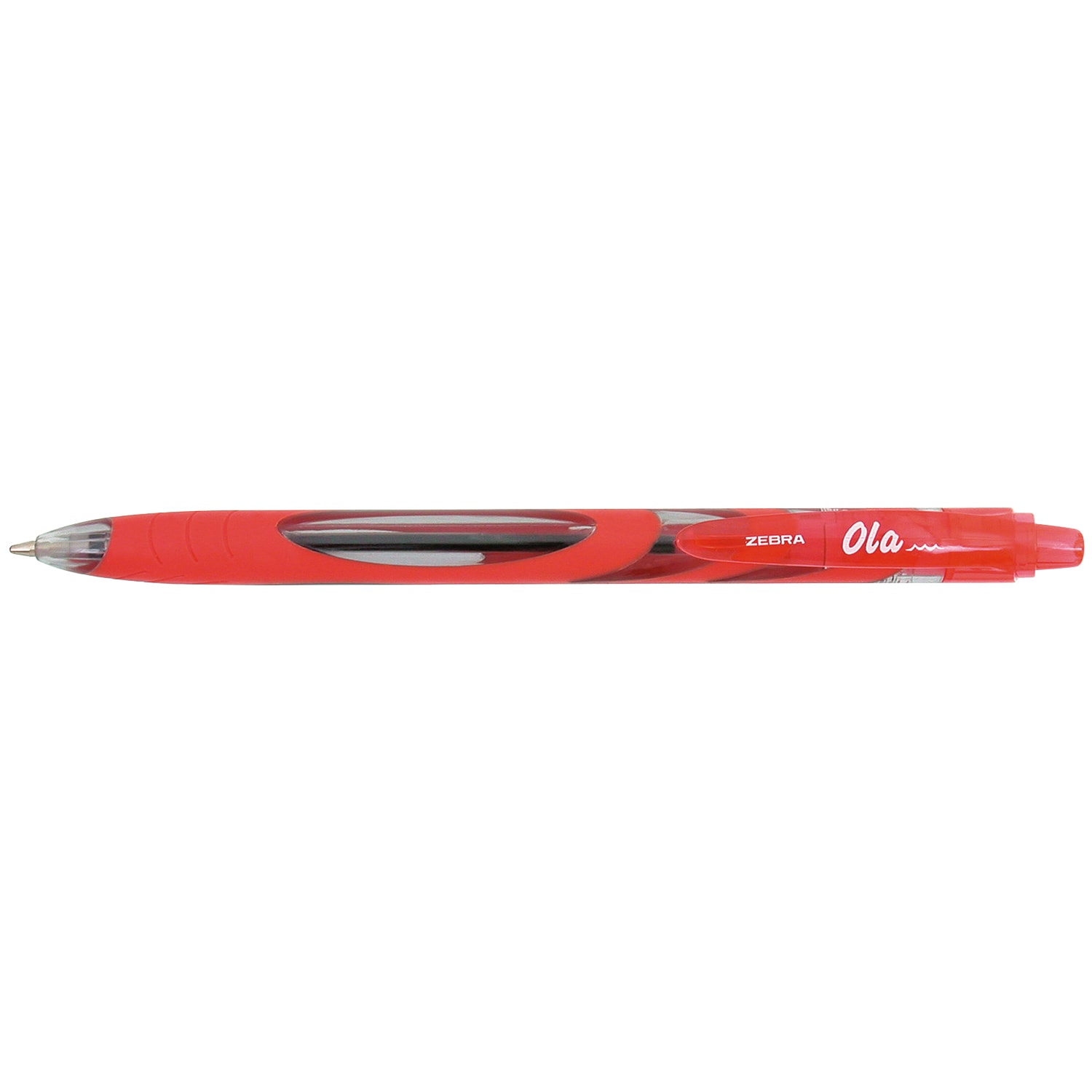 Zebra Ola Retractable Ballpoint Pen, Red, Medium 1.0 mm Grand & Toy