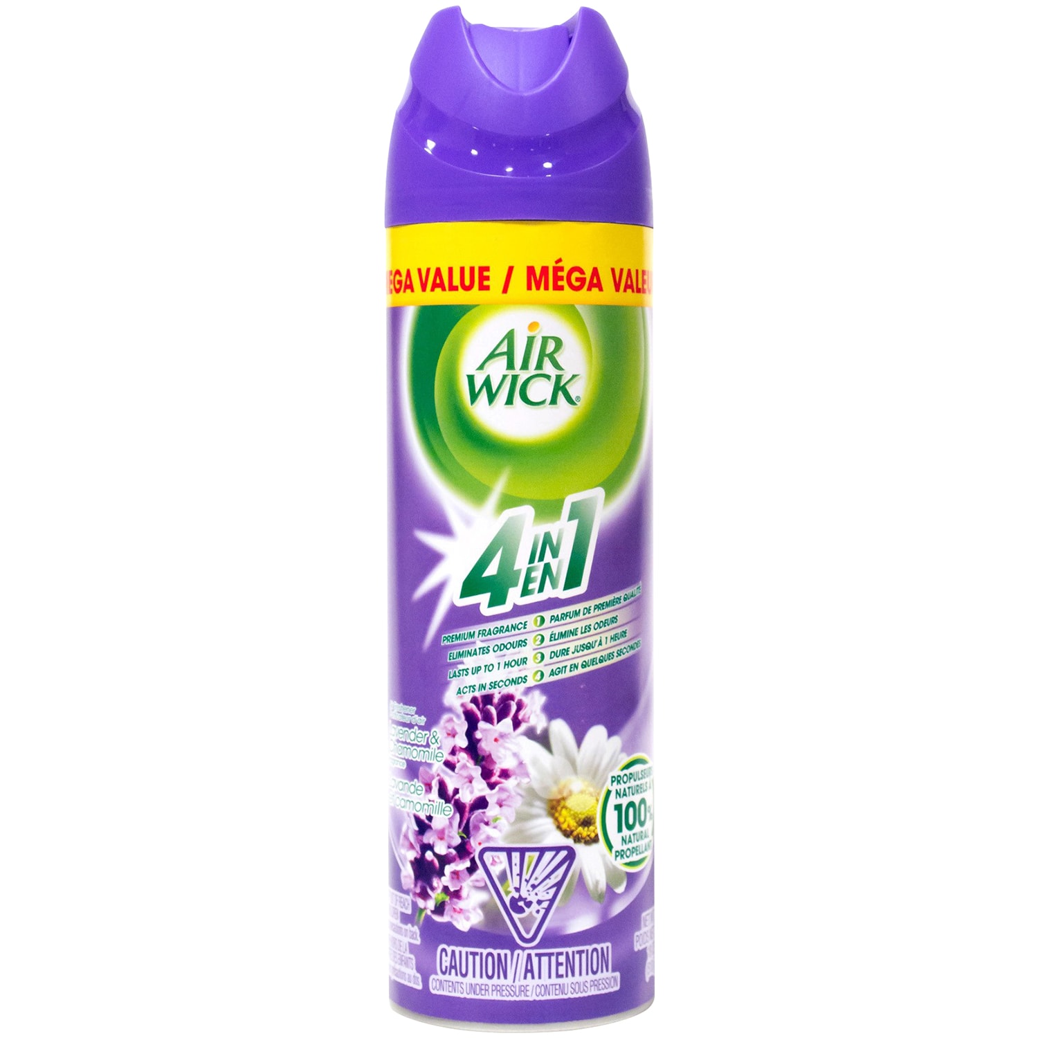 Air Wick MegaSize 4in1 Aerosol Air Freshener, Lavender and Chamomile