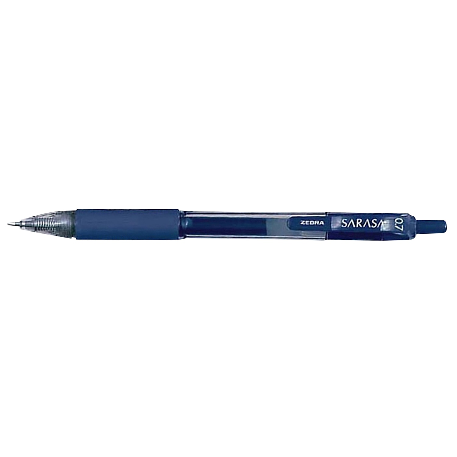 Zebra Sarasa Retractable Gel Pens, Indigo, Medium 0.7 mm, Pack of 12