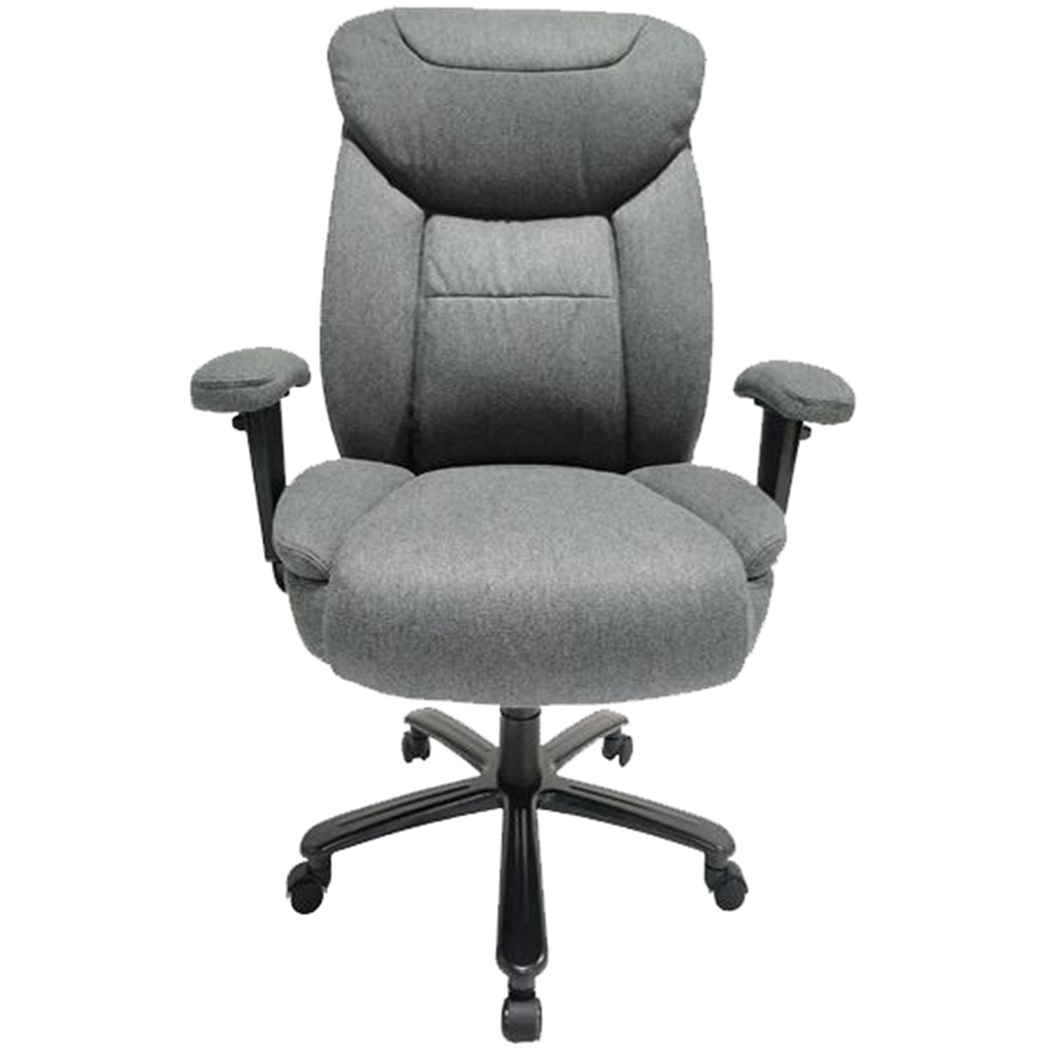 TygerClaw Big and Tall Executive Chair, Grey Grand & Toy