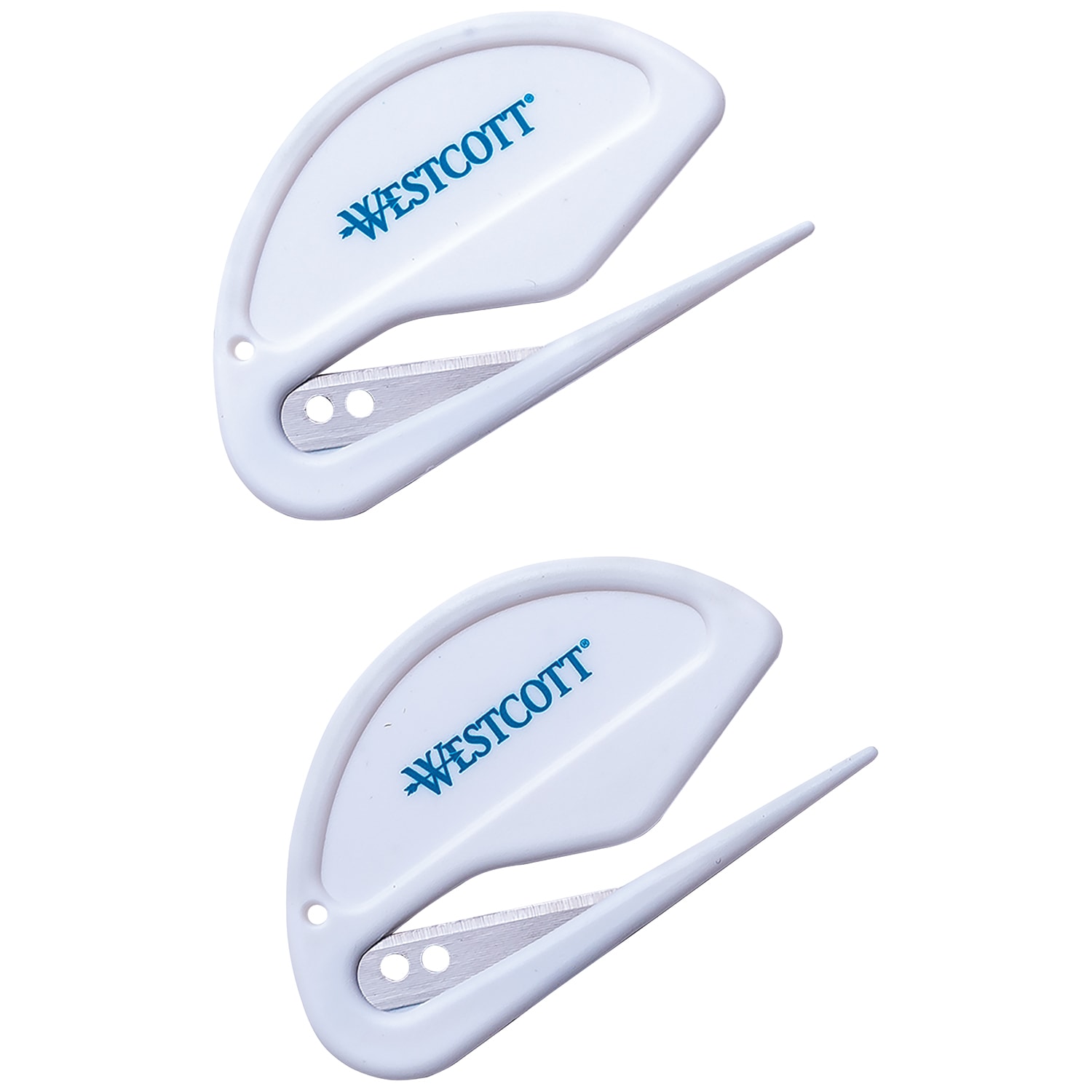 Westcott Mini "Zip" Style Letter Opener 2 Pack Grand & Toy