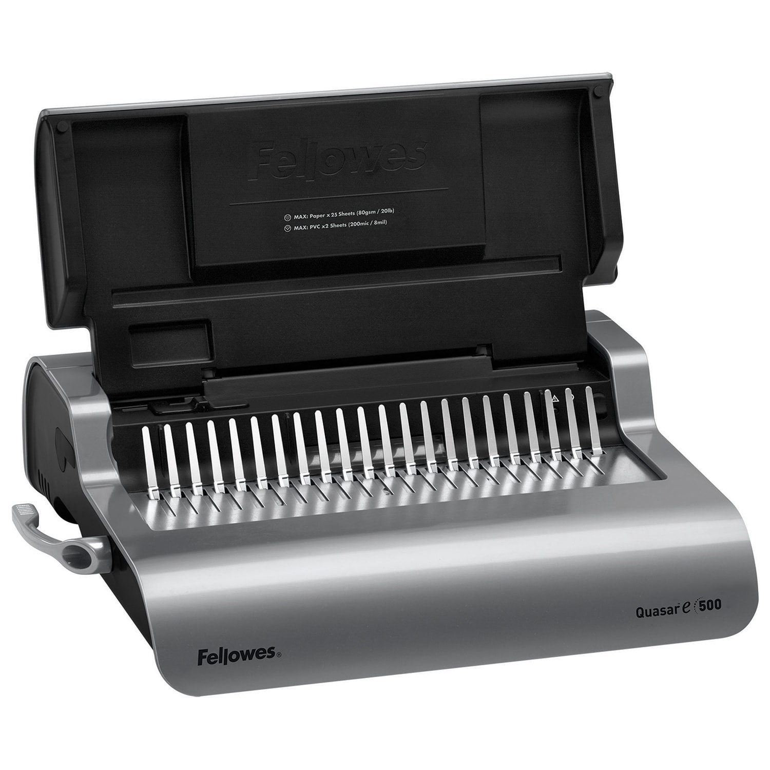Fellowes Quasar E 500 Electric Comb Binding Machine w/ Starter Kit