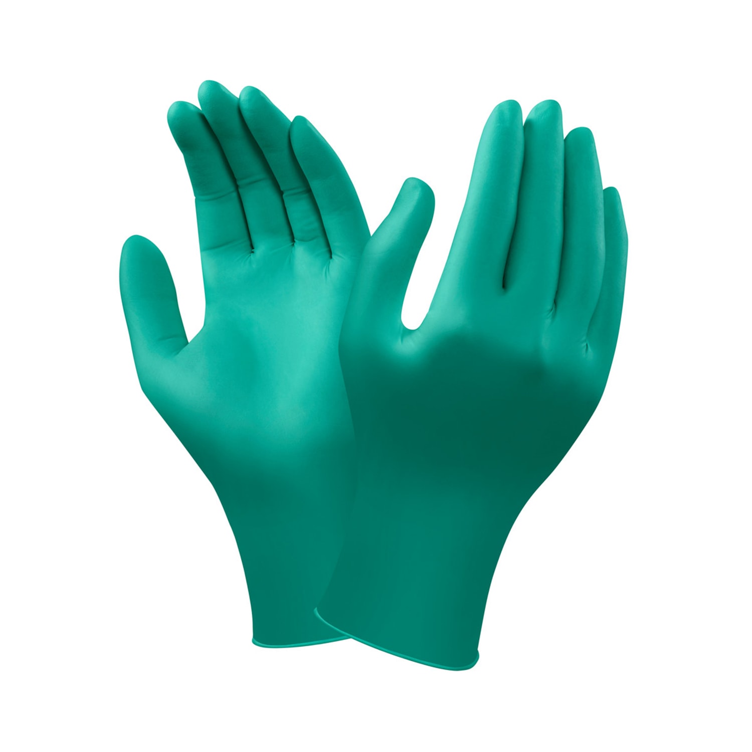 Ansell TouchNTuff Ambidextrous Large Disposable Nitrile Gloves, Teal