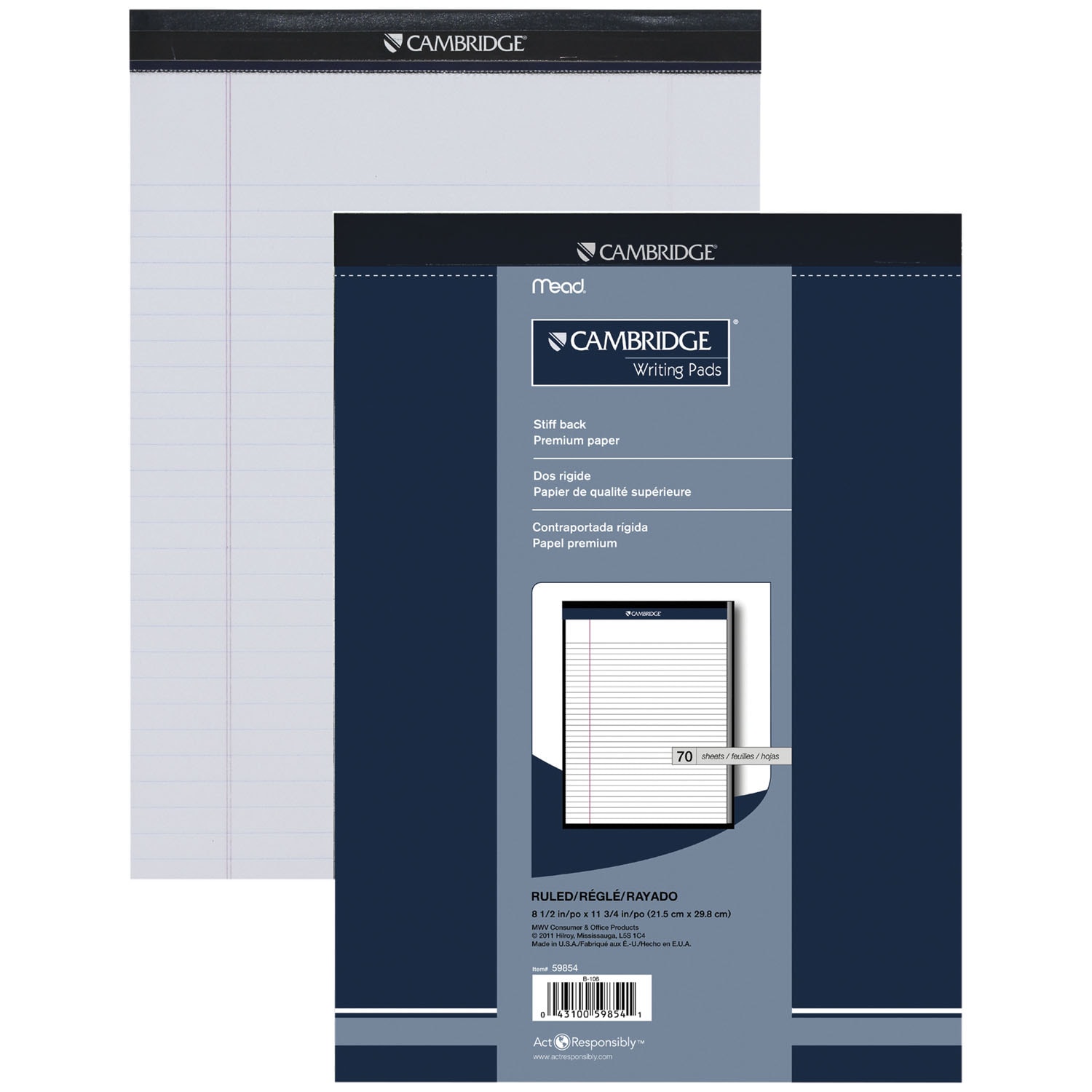 Cambridge Office Pad Grand & Toy