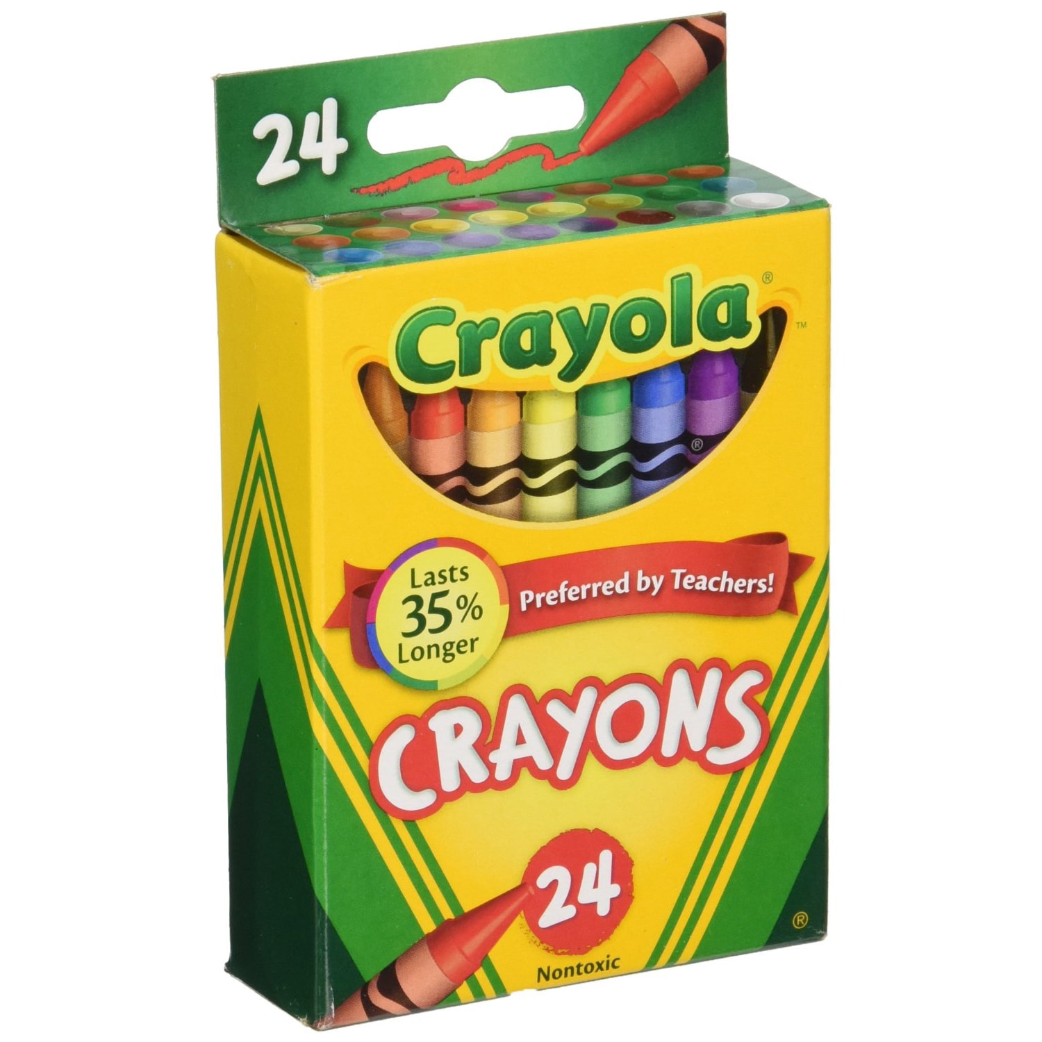 Crayola Crayons, Assorted Colours, 24/PK | Grand & Toy