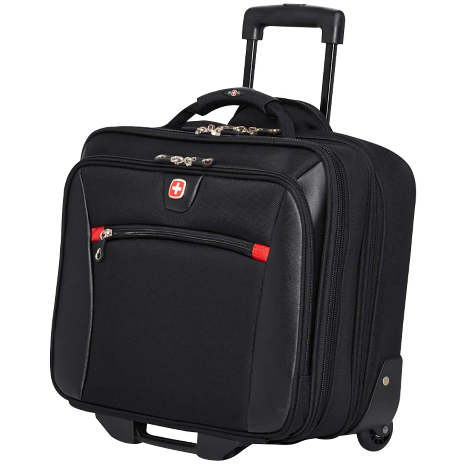 Swiss Gear 'Patriot' Rolling Laptop Computer Case, Black