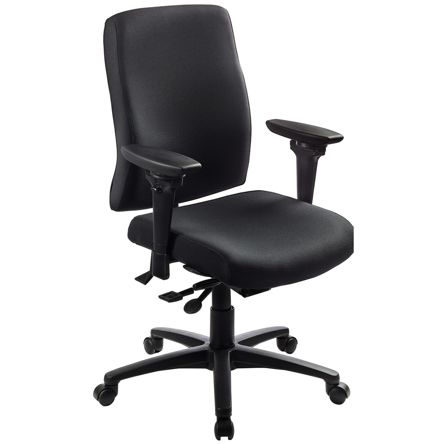 ergoCentric uCentric MidBack MultiTilt Chair, Black Grand & Toy