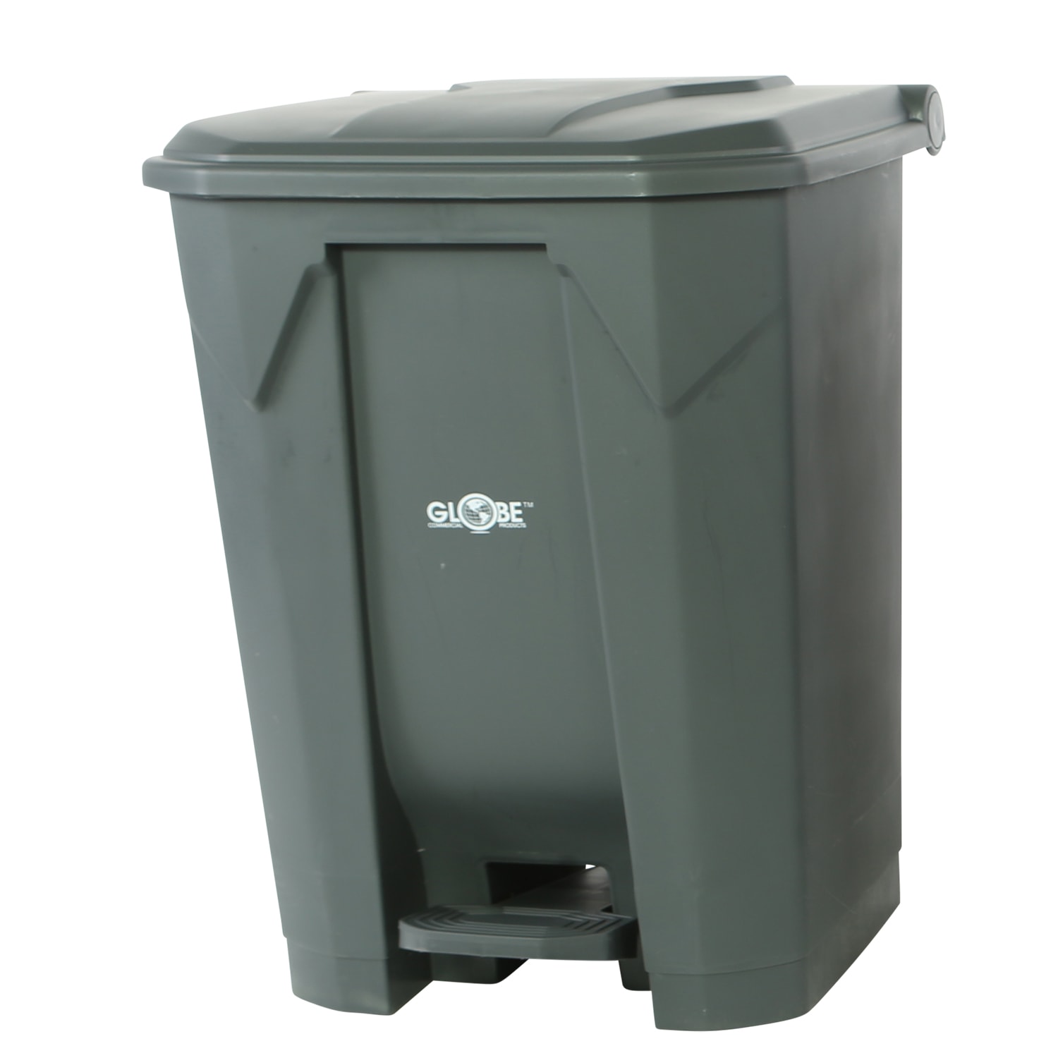Globe Commercial Products StepOn Waste Containers, Grey Grand & Toy