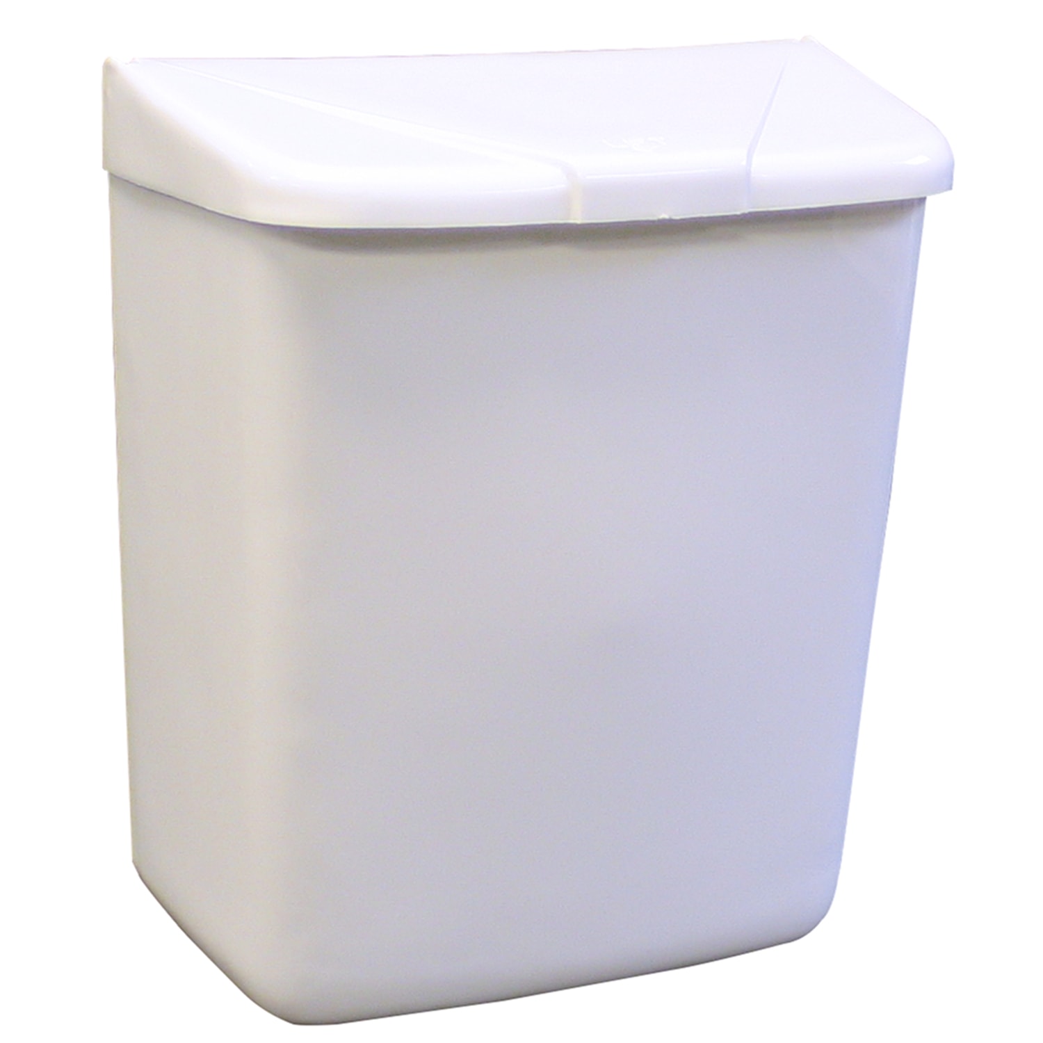 Hospeco Feminine Hygiene Waste Receptacle, White Plastic Grand & Toy