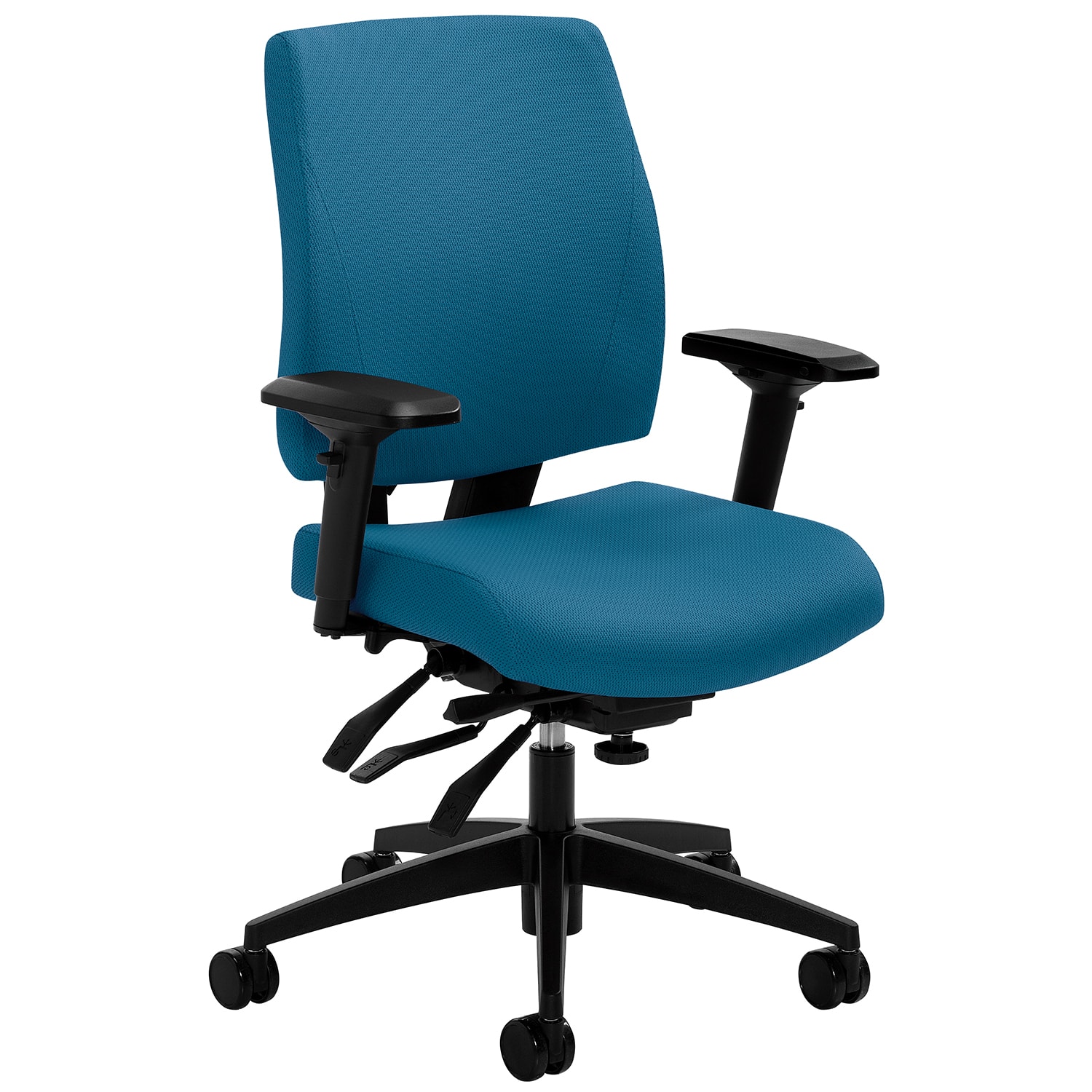 Global G1 Ergo Select MultiTilter Chair, MidBack, Blue, Terrace