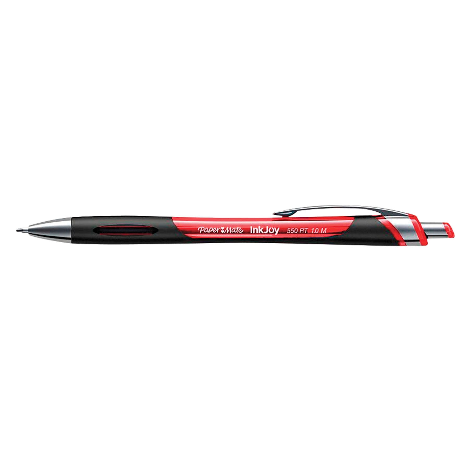 Paper Mate InkJoy 550 Retractable Red Ink Ballpoint Pens, Medium 1.0 MM
