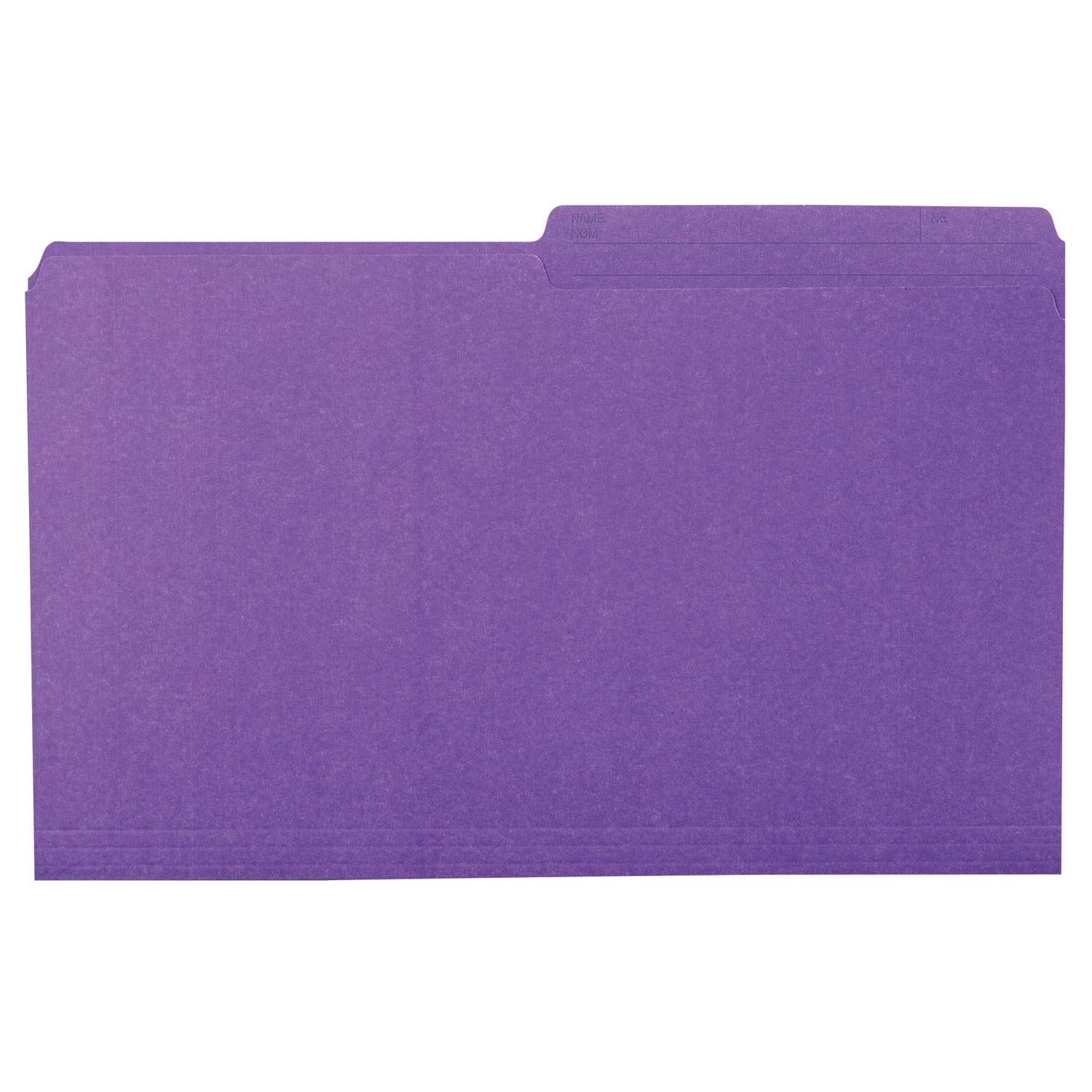 Grand & Toy Coloured File Folders, Violet, LegalSize, 100/BX Grand & Toy