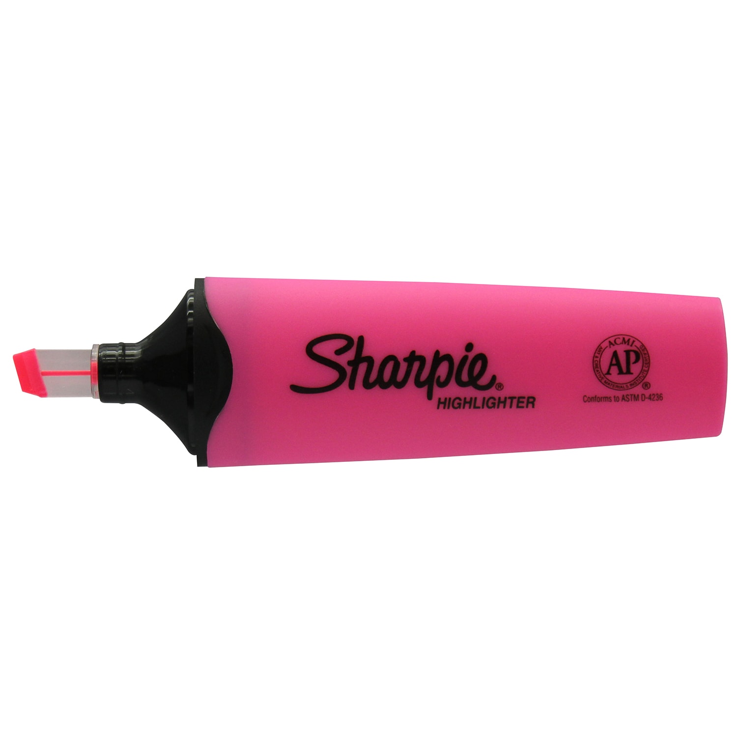 Sharpie Clear View Highlighters, Fluorescent Pink, Chisel Tip Grand & Toy