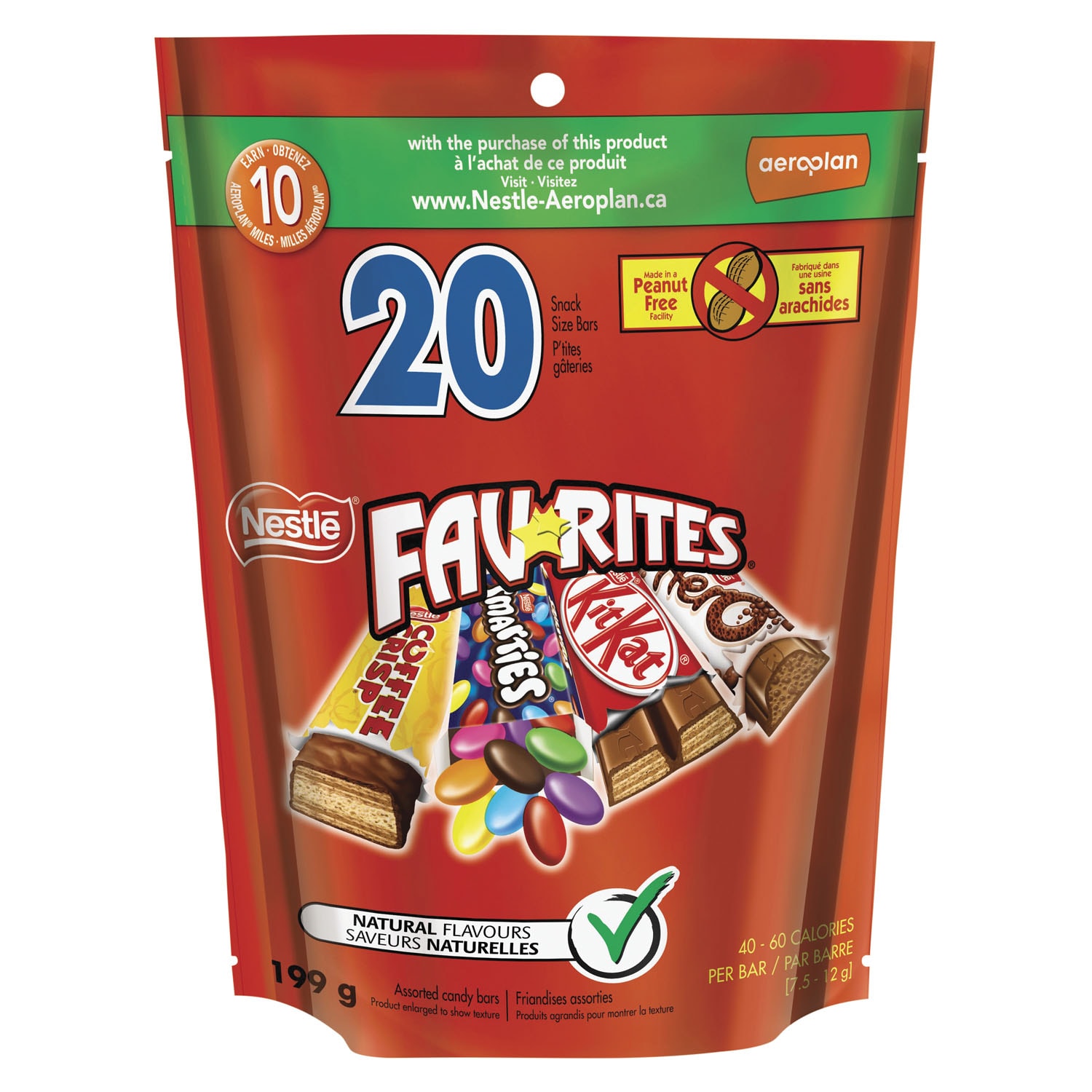 Nestlé Favorites FunSize Chocolate Bars, Package of 20 Grand & Toy