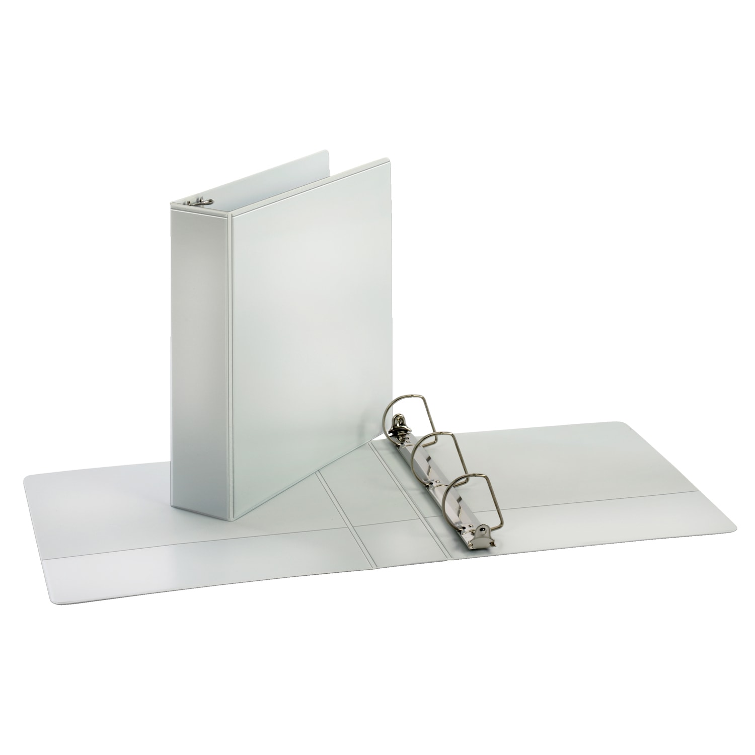 Cardinal Performer ClearVue Binders, SlantD Ring, 2", White, Letter
