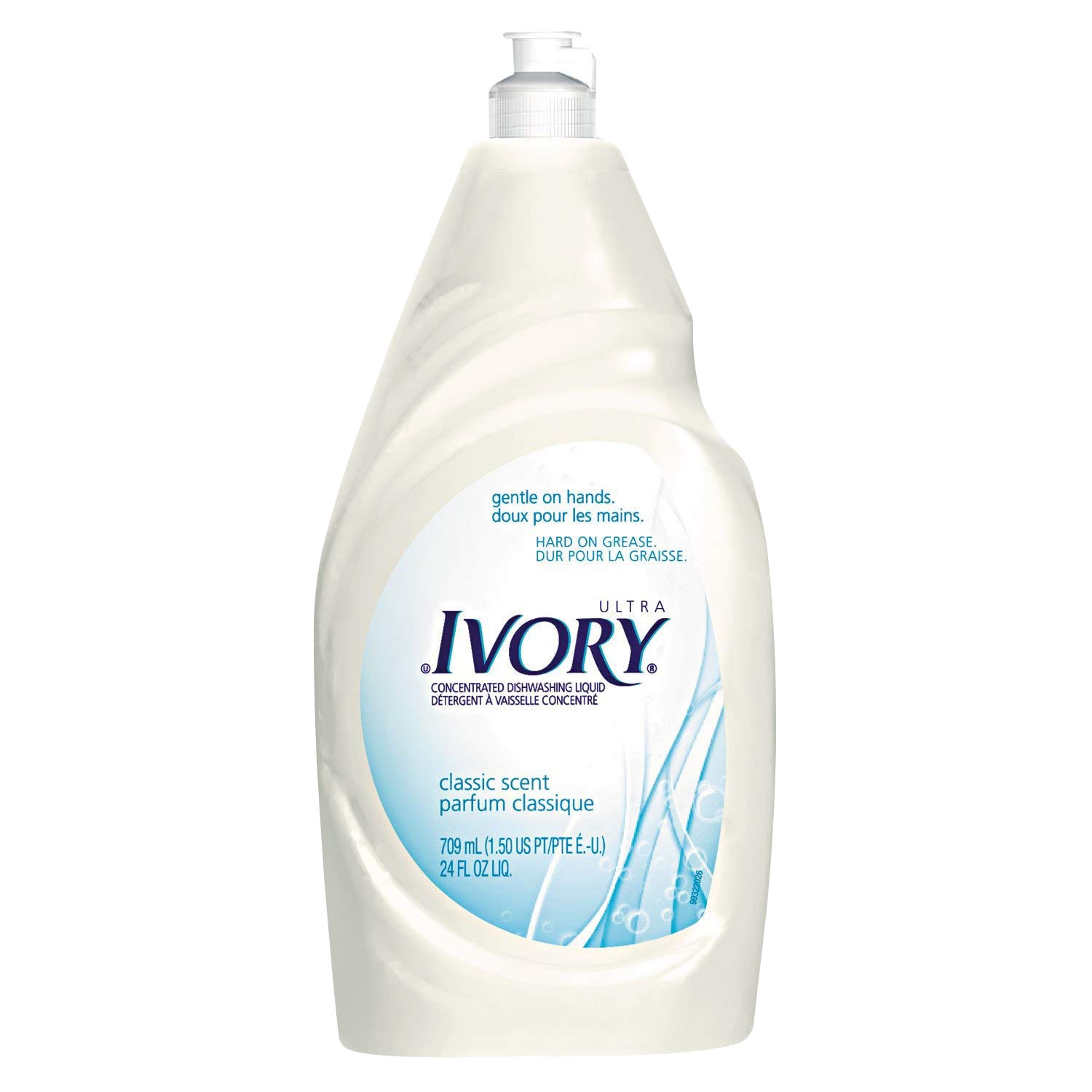 Ivory Ultra Concentrated Dishwashing Liquid, Classic Scent, 573 mL