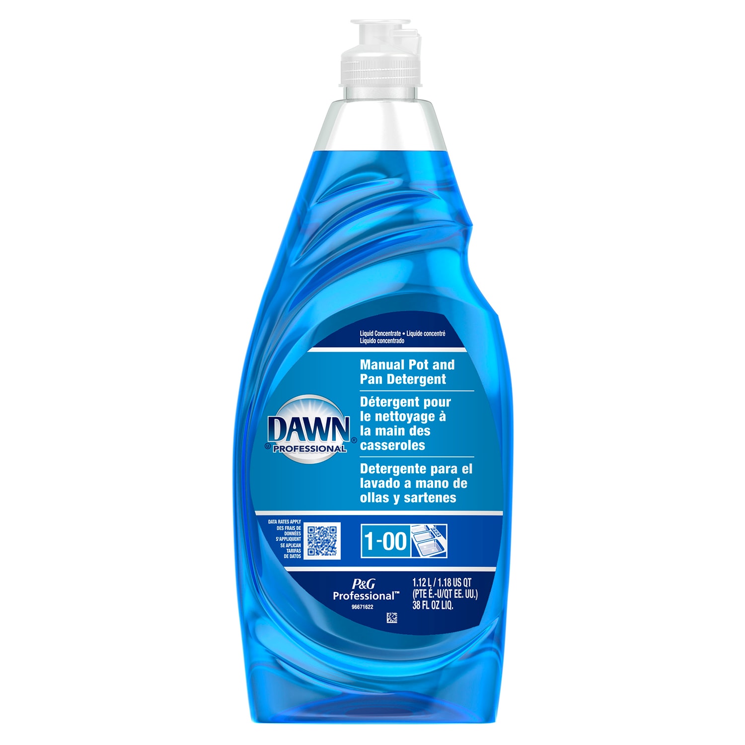 Dawn Professional Pot and Pan Liquid Detergent, ReadyToUse, 1.12 L
