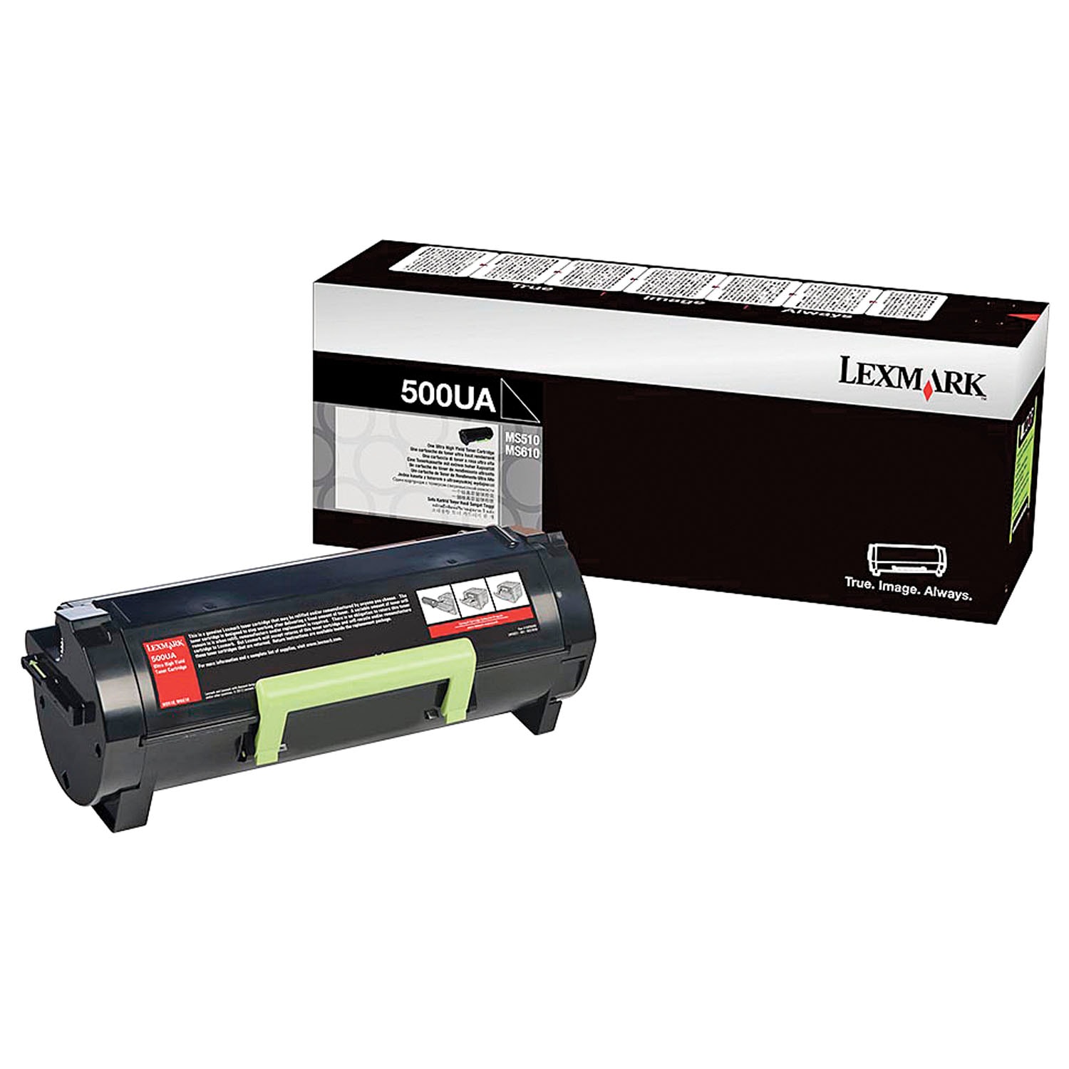 Lexmark 500UA Black Ultra-High Yield Toner Cartridge (50F0UA0) | Grand ...