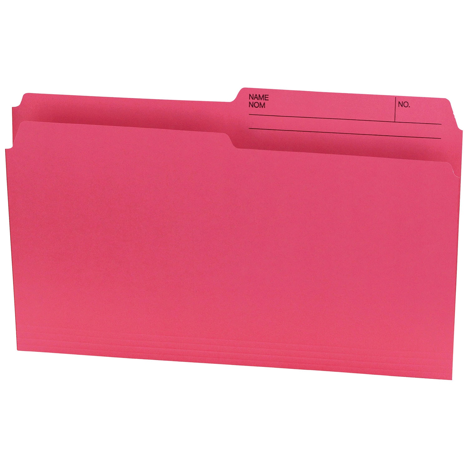 Hilroy File Folders, Pink, Legal Size, 100/BX Grand & Toy