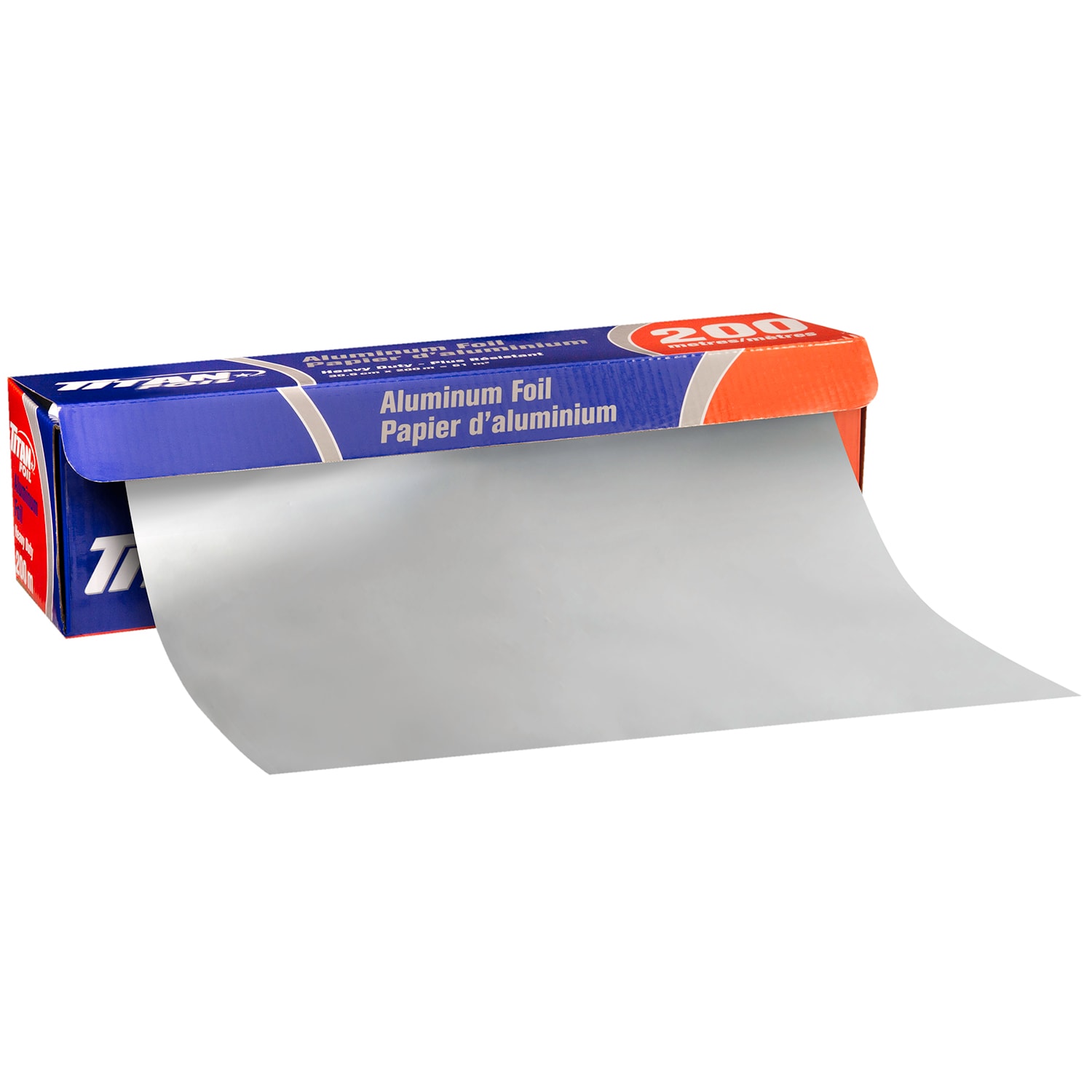 Titan HeavyDuty Aluminum Foil Wrap, 12" x 200' Grand & Toy