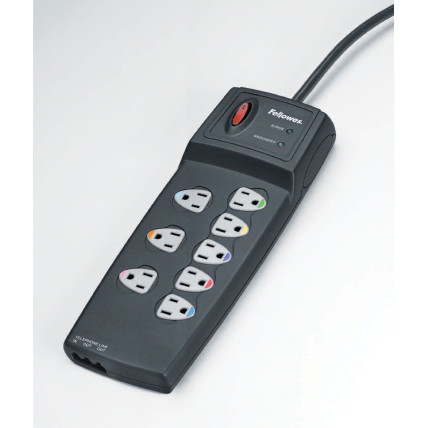 Fellowes 8Outlet Power Guard Surge Protector with Phone/DSL Grand & Toy