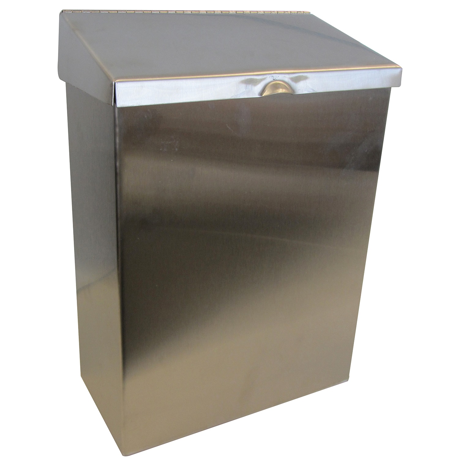 Hospeco Feminine Hygiene Metal Waste Receptacle, Stainless Steel