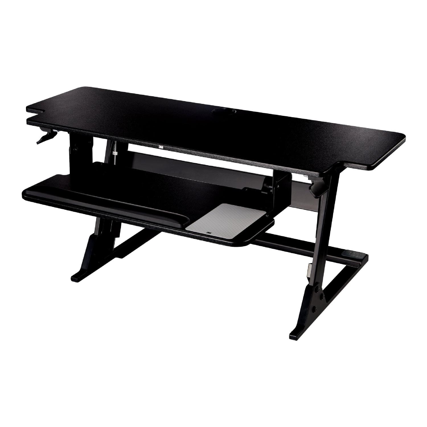 3M Precision XL Easy Lift SittoStand Desk, Black Grand & Toy