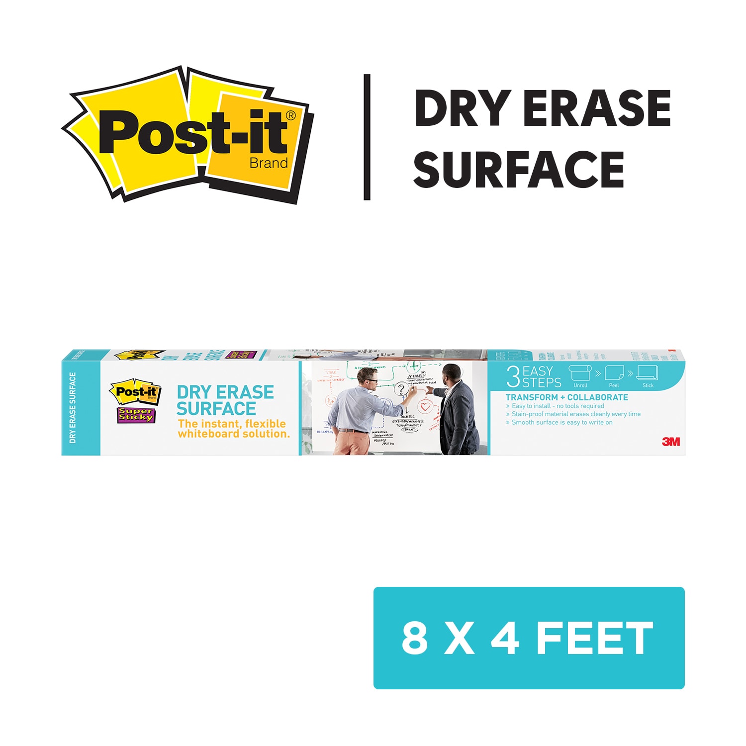 Postit DryErase Surface Grand & Toy