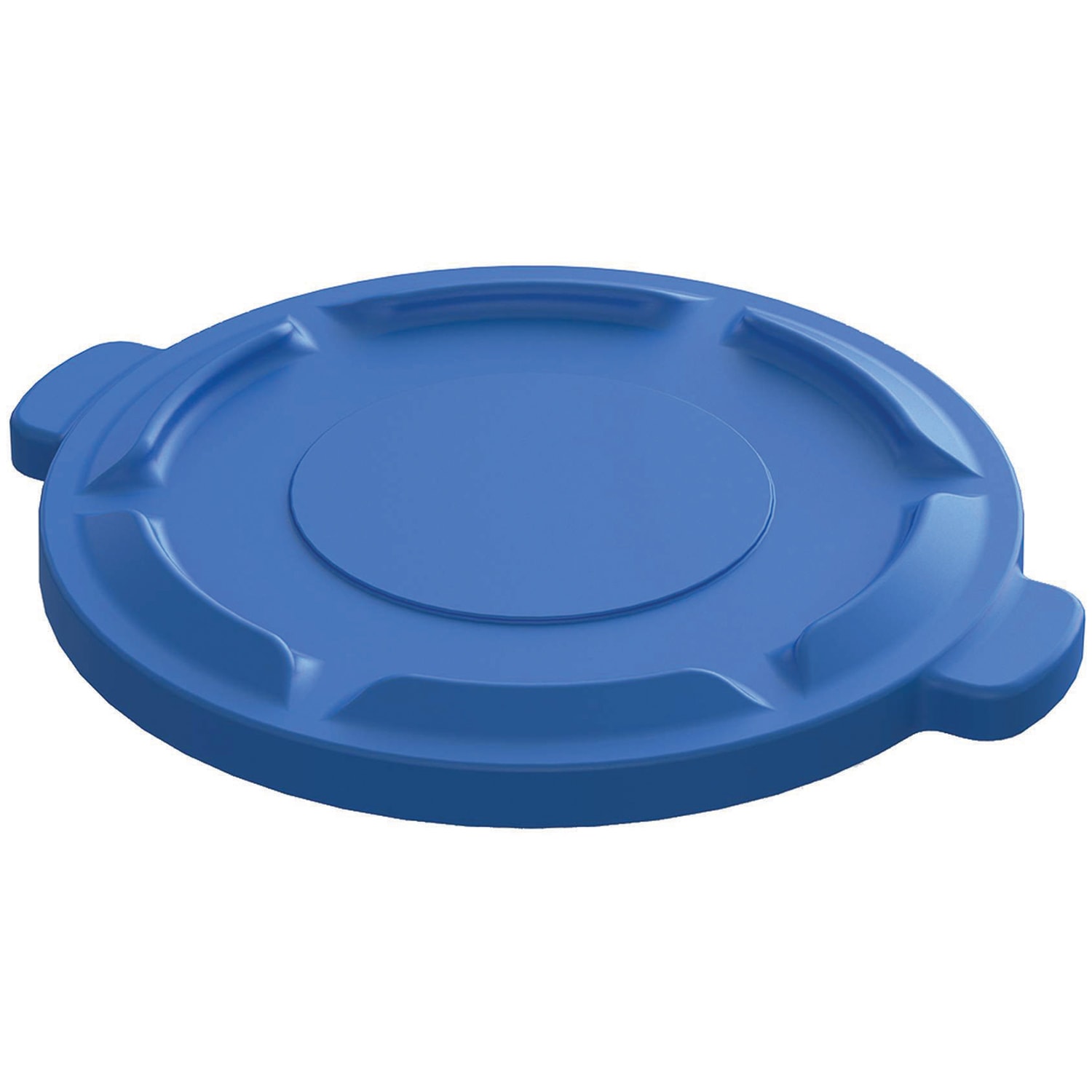 Globe Commercial Products 20 Gallon Container Lid, Blue Grand & Toy