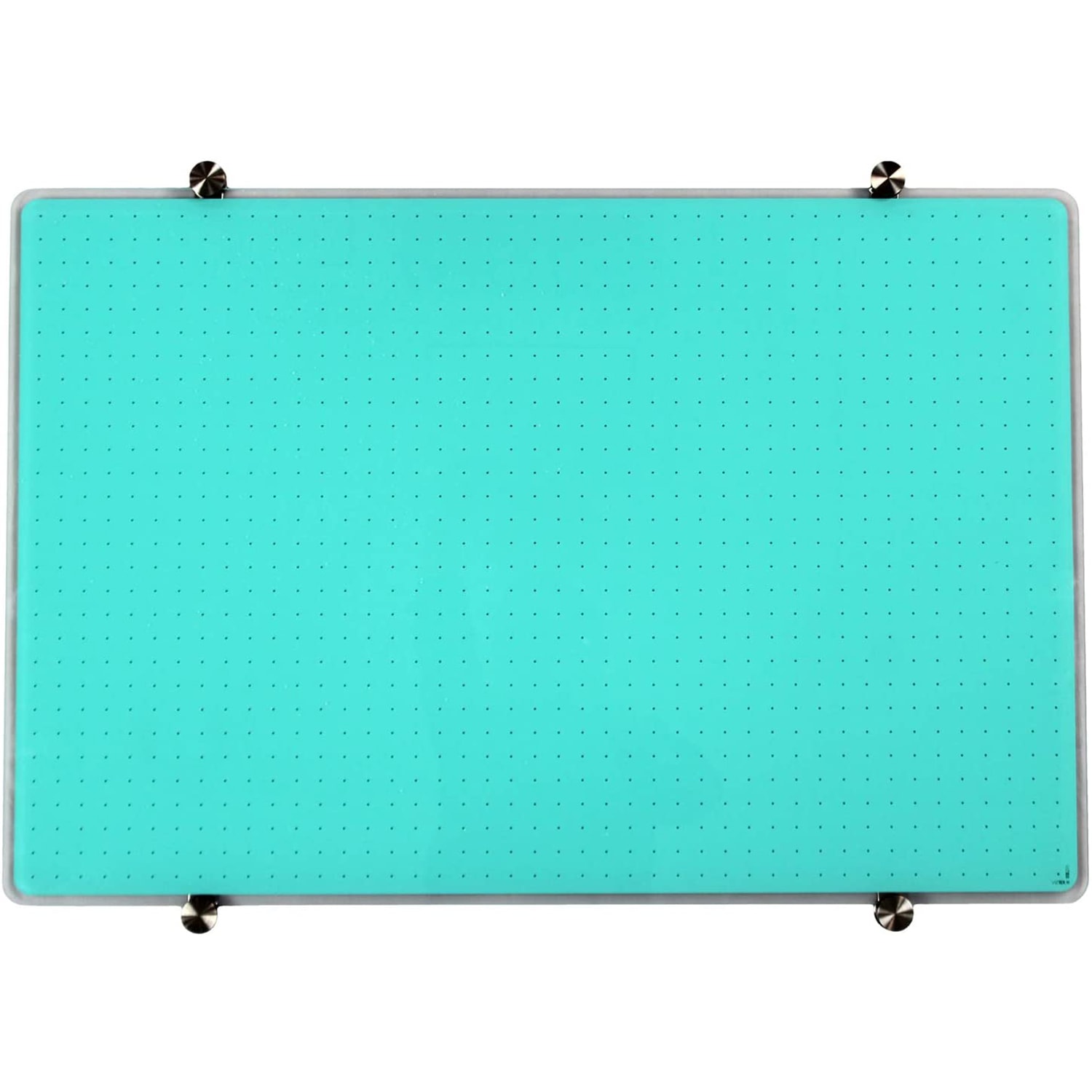 Viztex Glacier Glass Dry Erase Board, MultiUse Grid Design