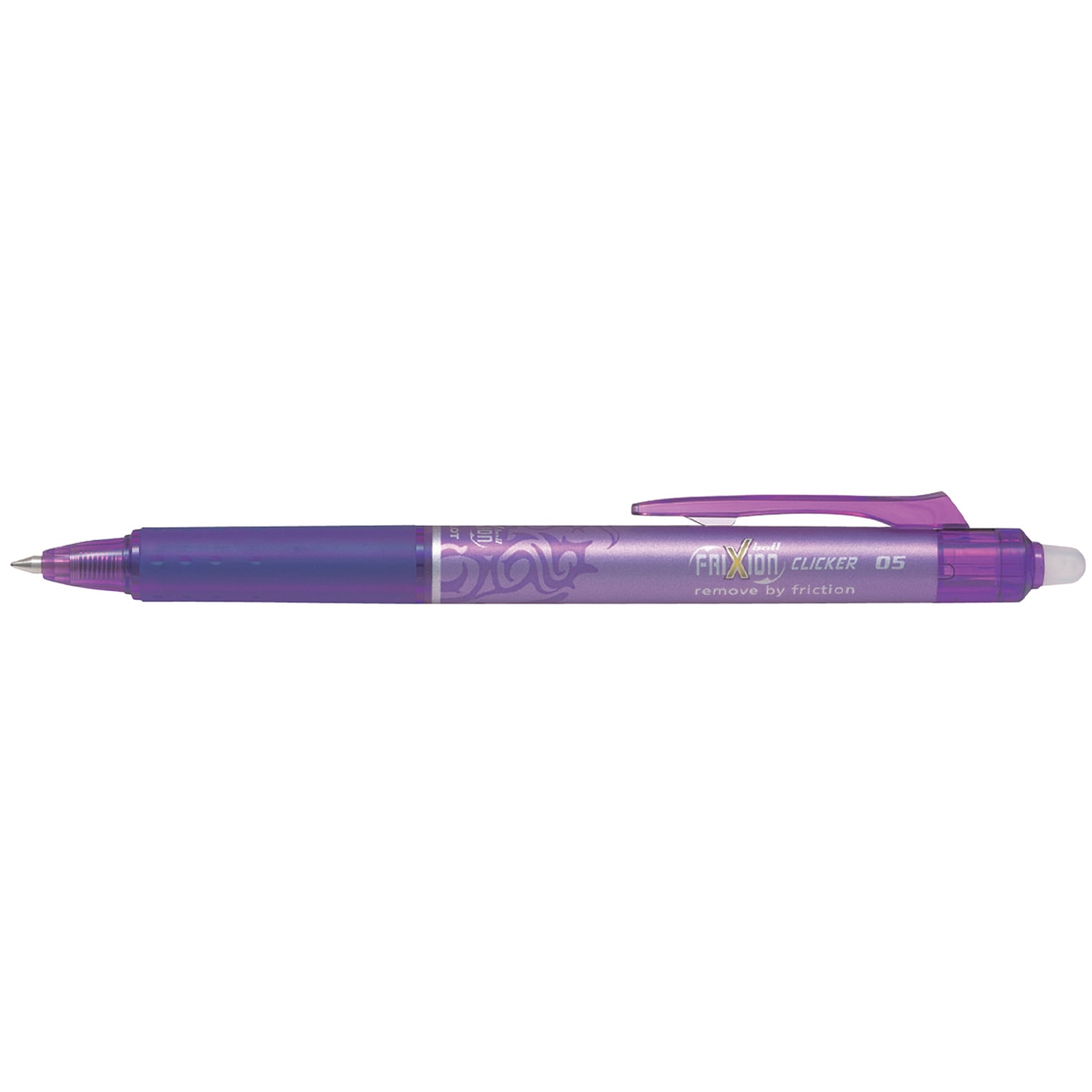 Pilot FriXion Clicker Retractable Erasable Gel Pens, Purple, ExtraFine